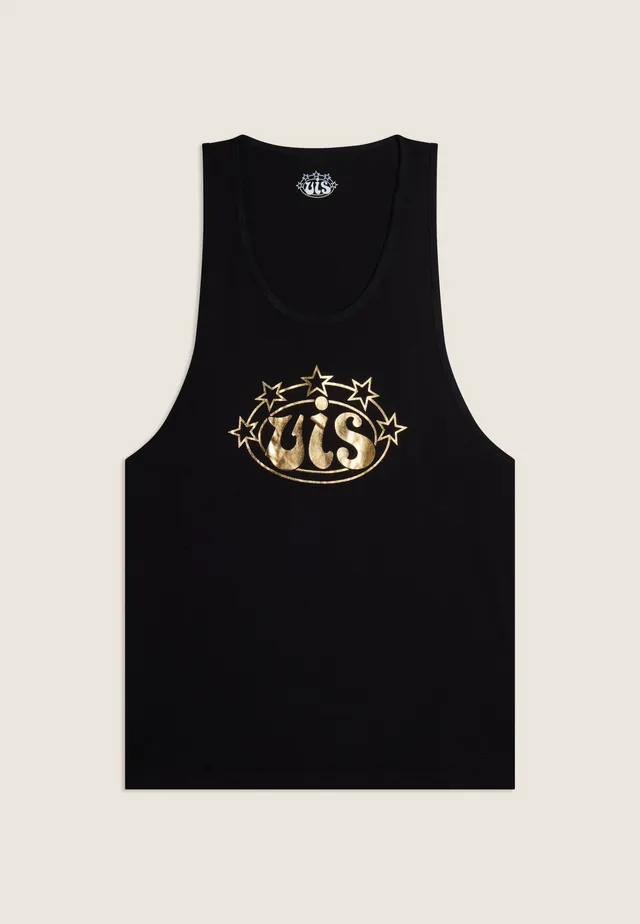 freddy-vis-canotta-uomo-in-cotone-stile-boxe-logo-argento image 1