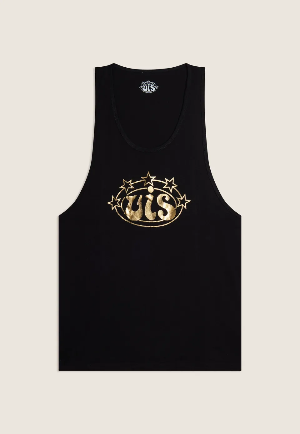 freddy-vis-canotta-uomo-in-cotone-stile-boxe-logo-argento image 1