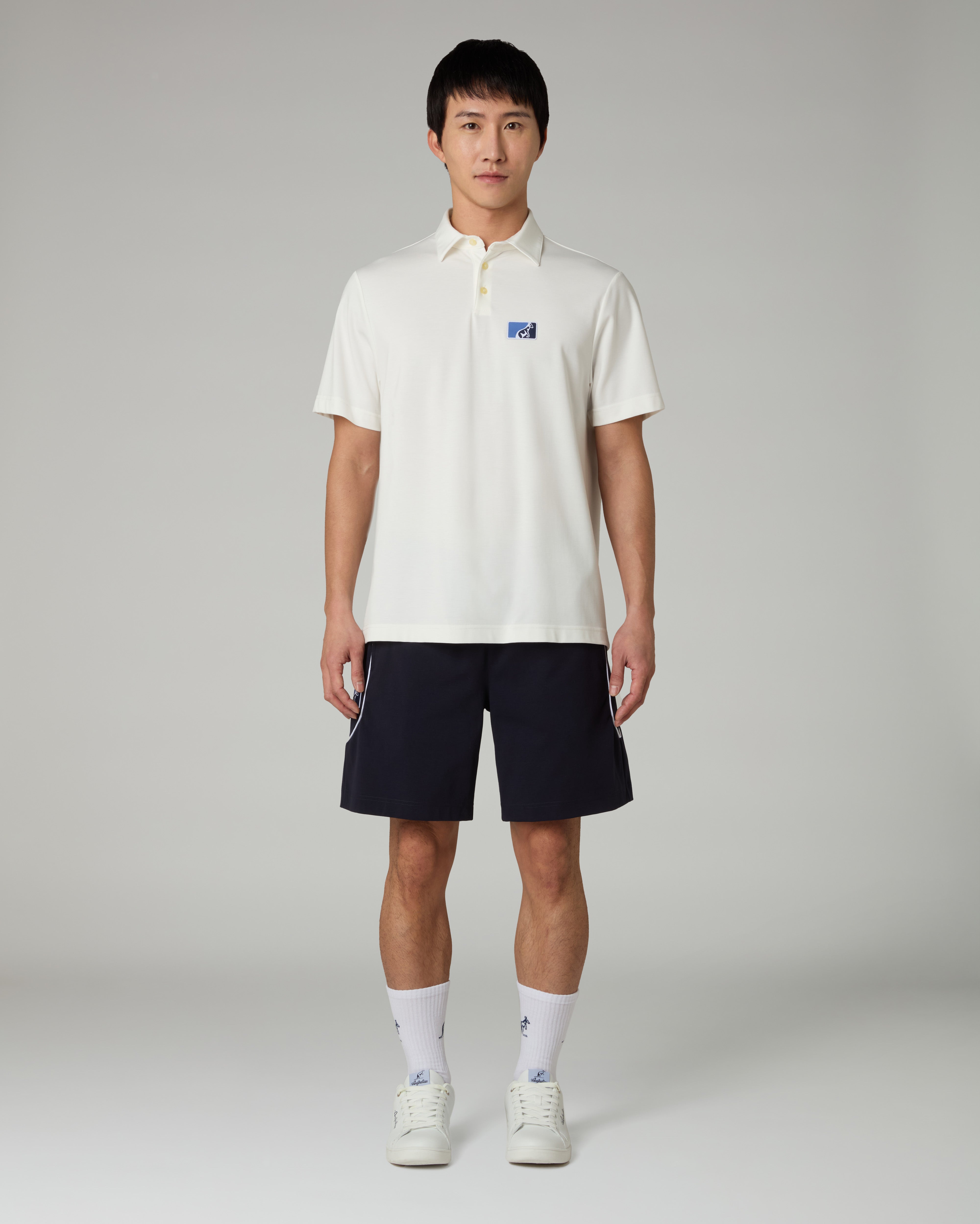 australian-flow-polo-shirt-league-latte-regular-fit image 2