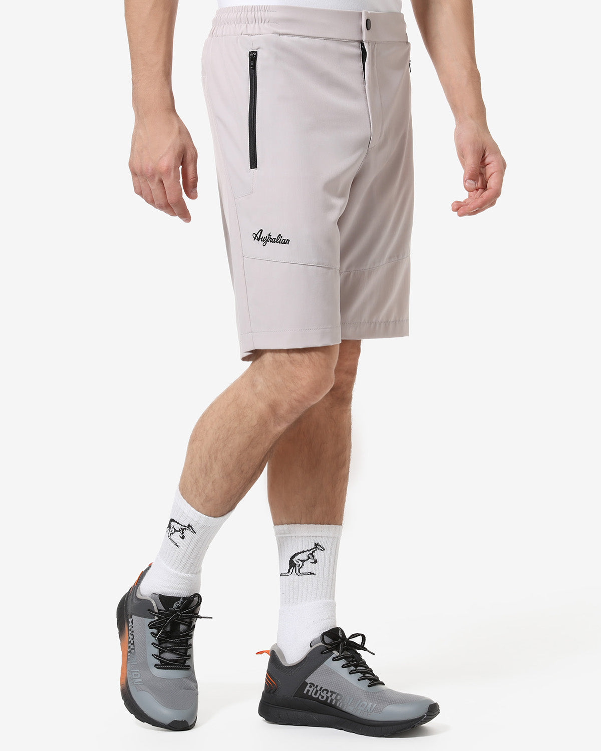 australian-city-short-slam-bi-elastico-grigio-cenere image 1