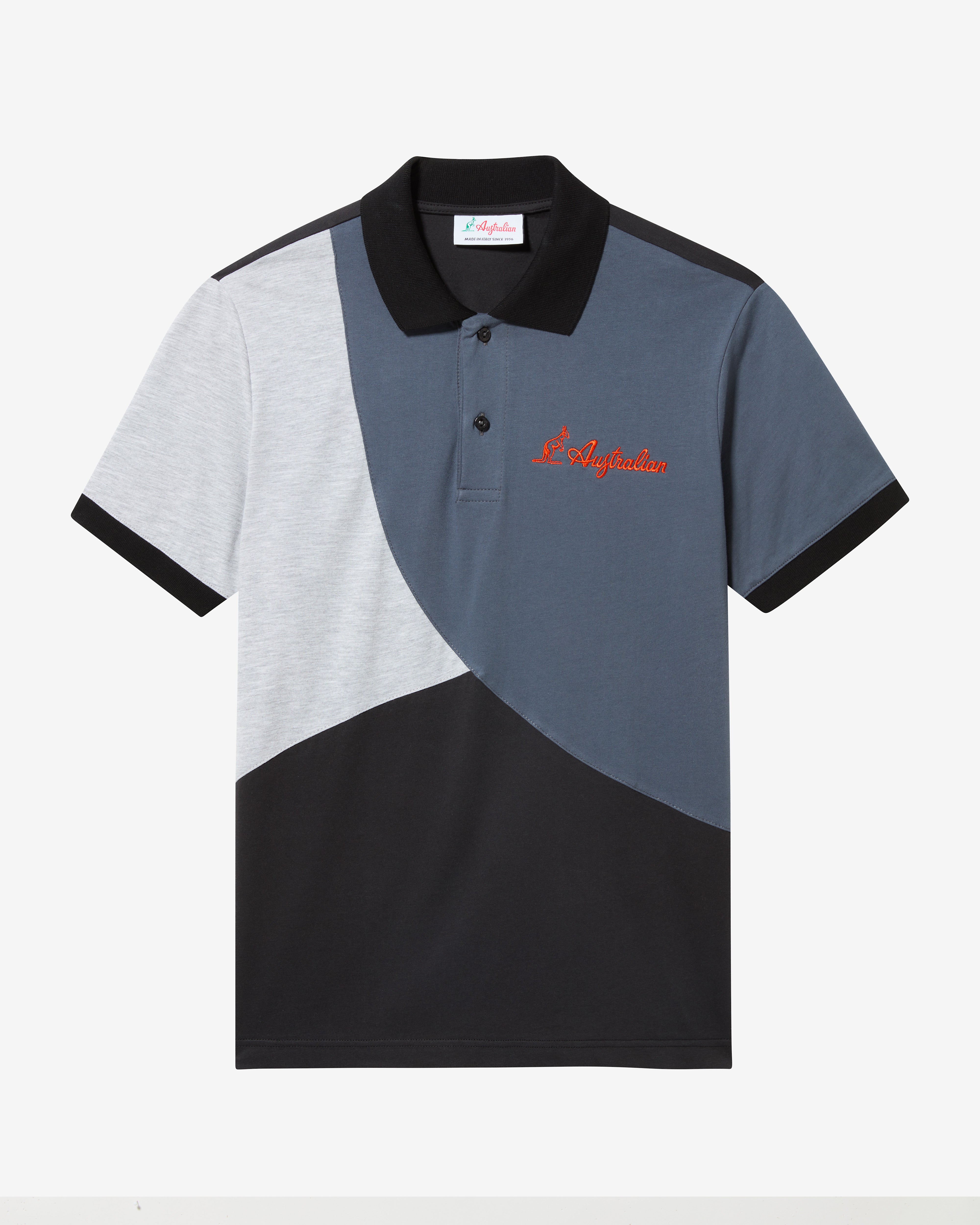australian-anti-gravity-polo-cotone-nera image 5