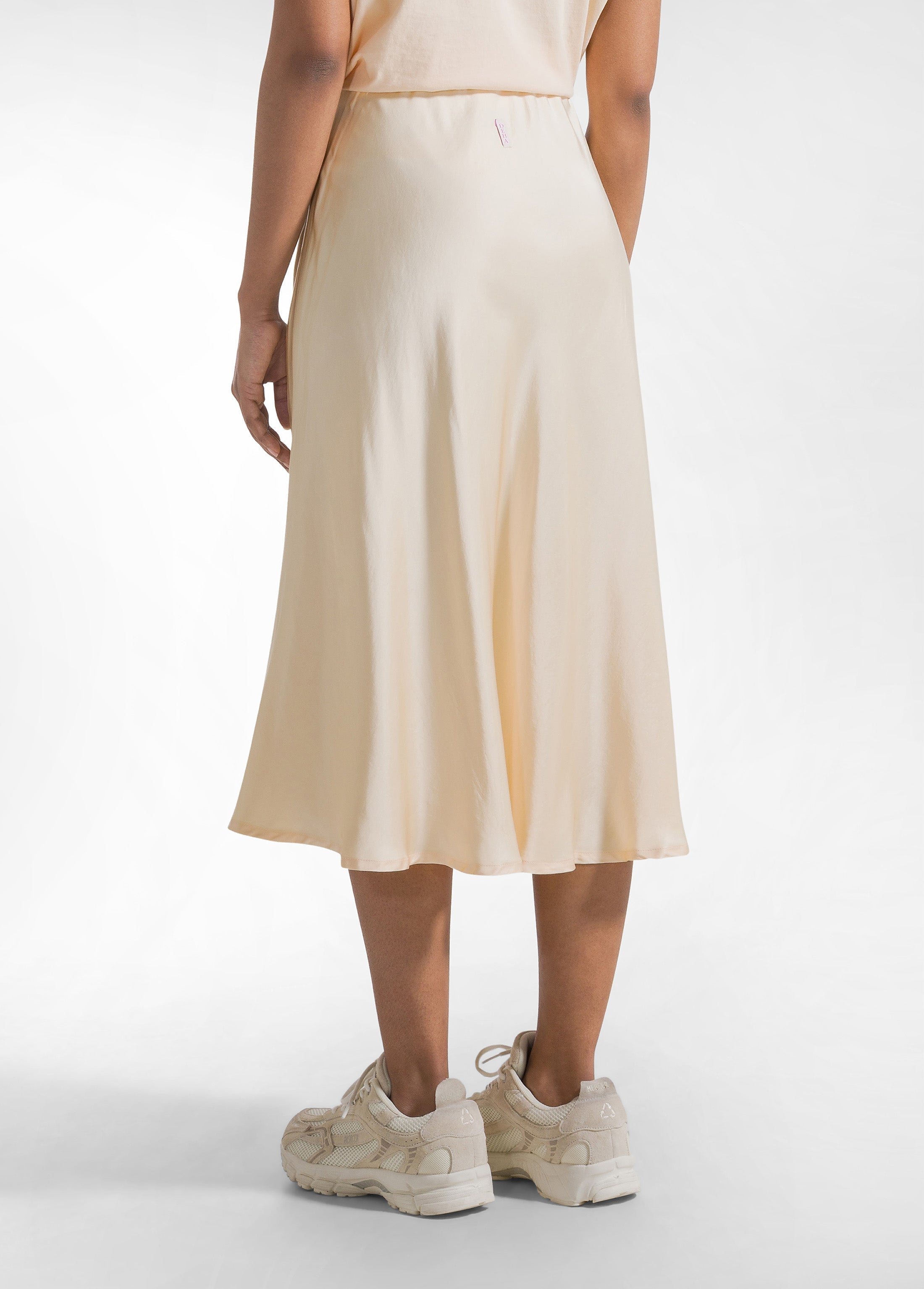 deha-d42465-gonna-in-satin-di-viscosa-rosa image 3