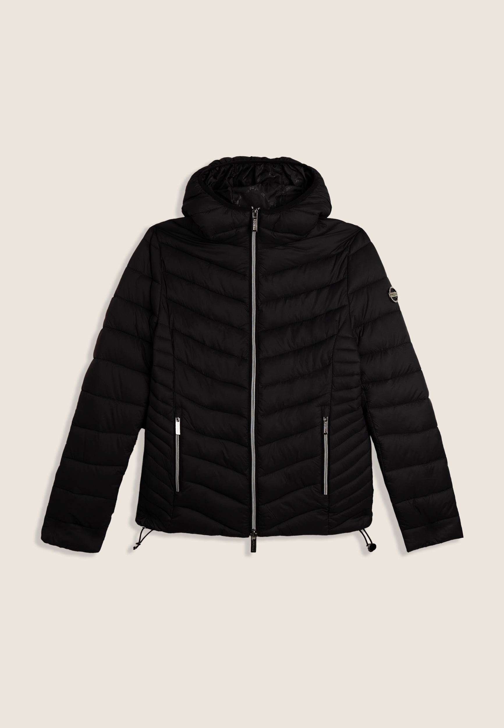freddy-piumino-donna-con-cappuccio-finitura-lucida-water-repellent image 7
