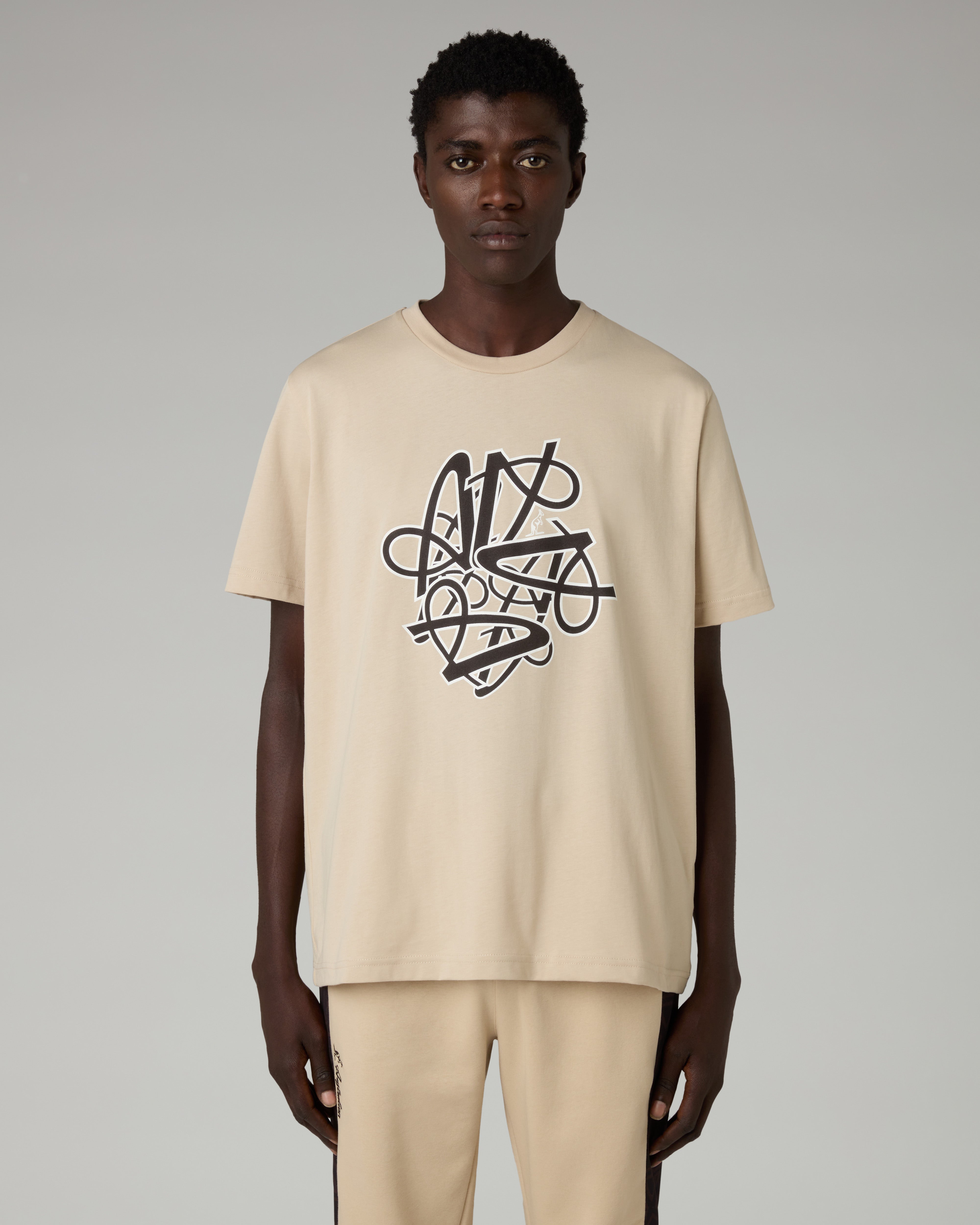 australian-spin-t-shirt-maglietta-cotone-sabbia-regular-fit image 1