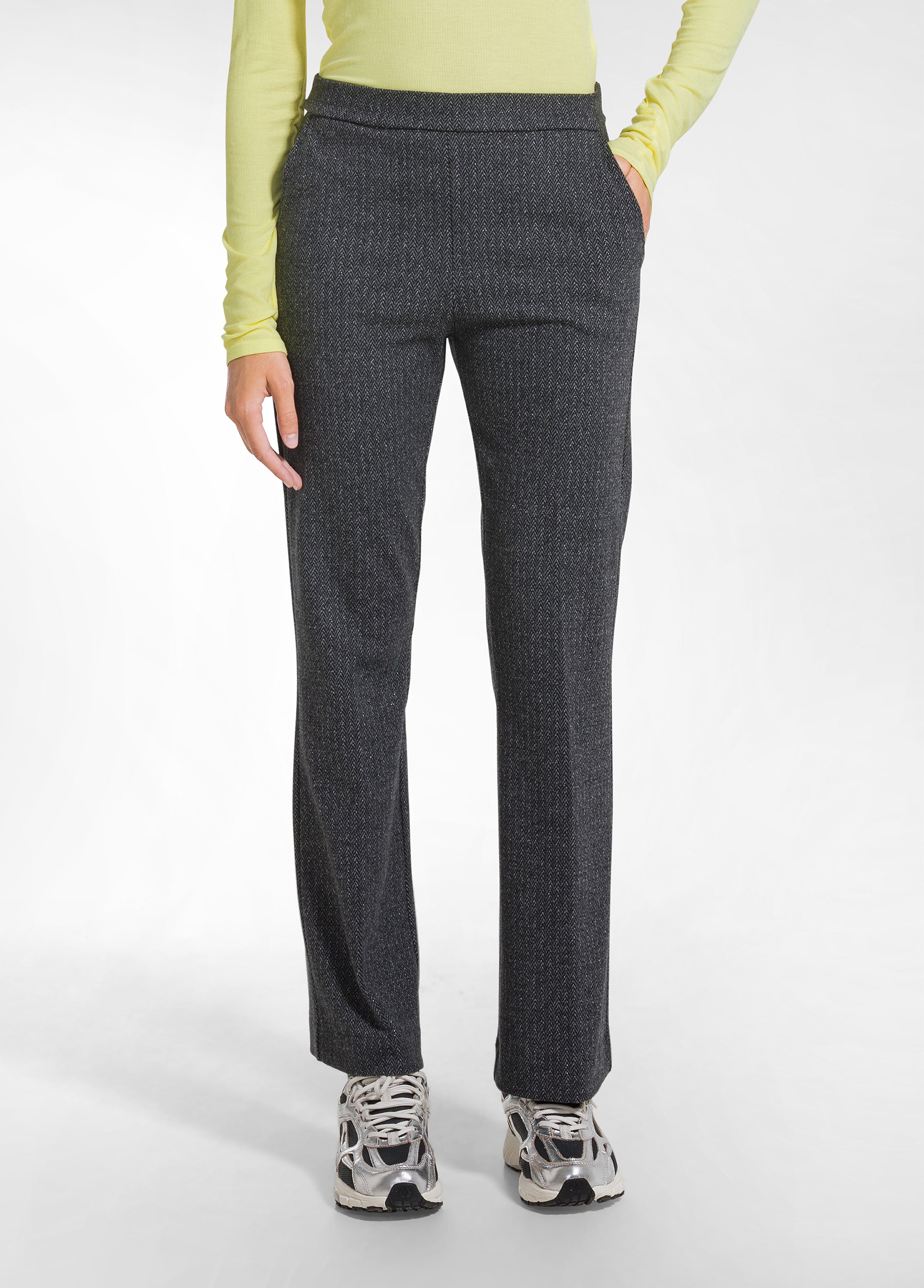 deha-pantalone-slim-fit-jacquard-lurex-d52566 image 2