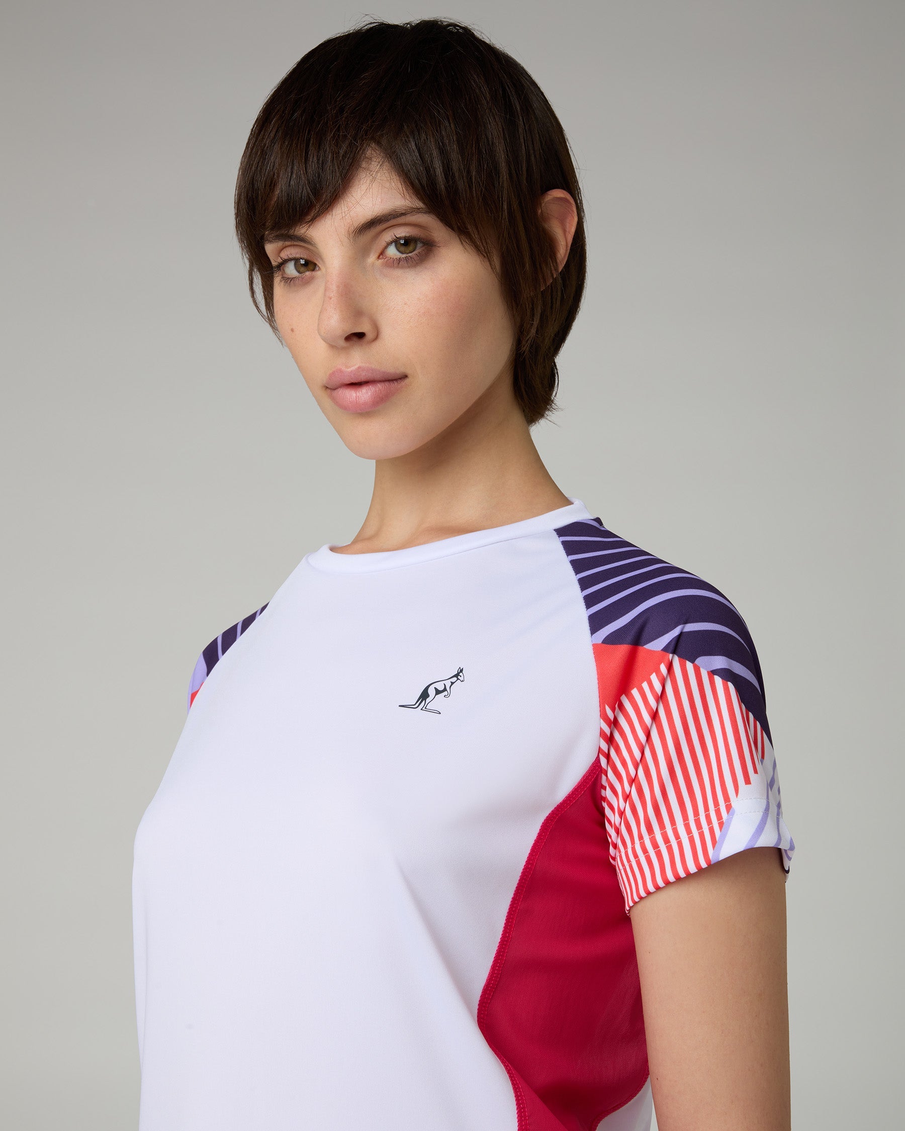 australian-court-t-shirt-tennis-elasticizzata-bianca image 4
