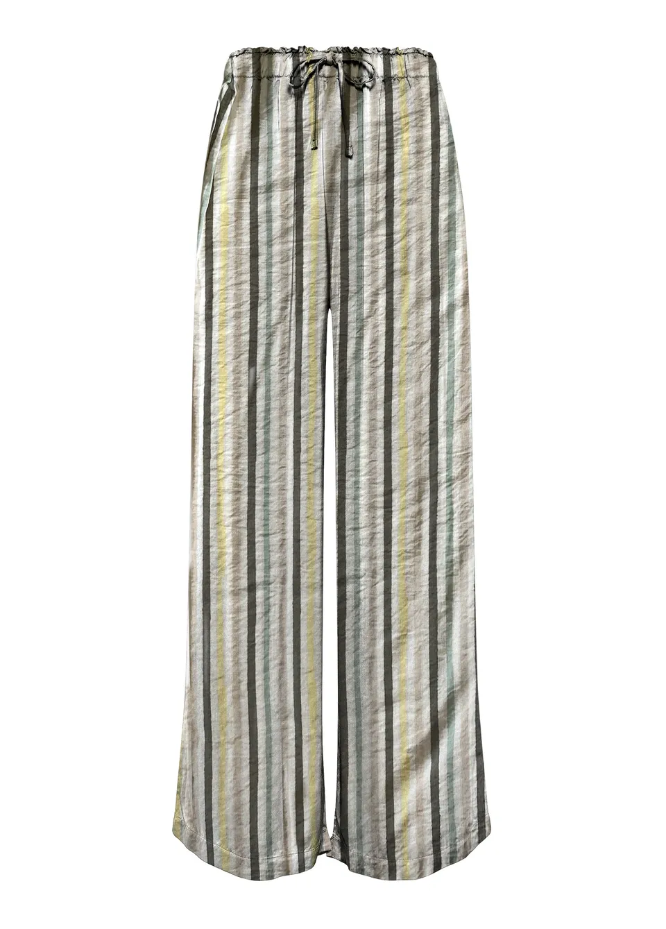 deha-d22159-pantalone-palazzo-a-righe-beige image 1