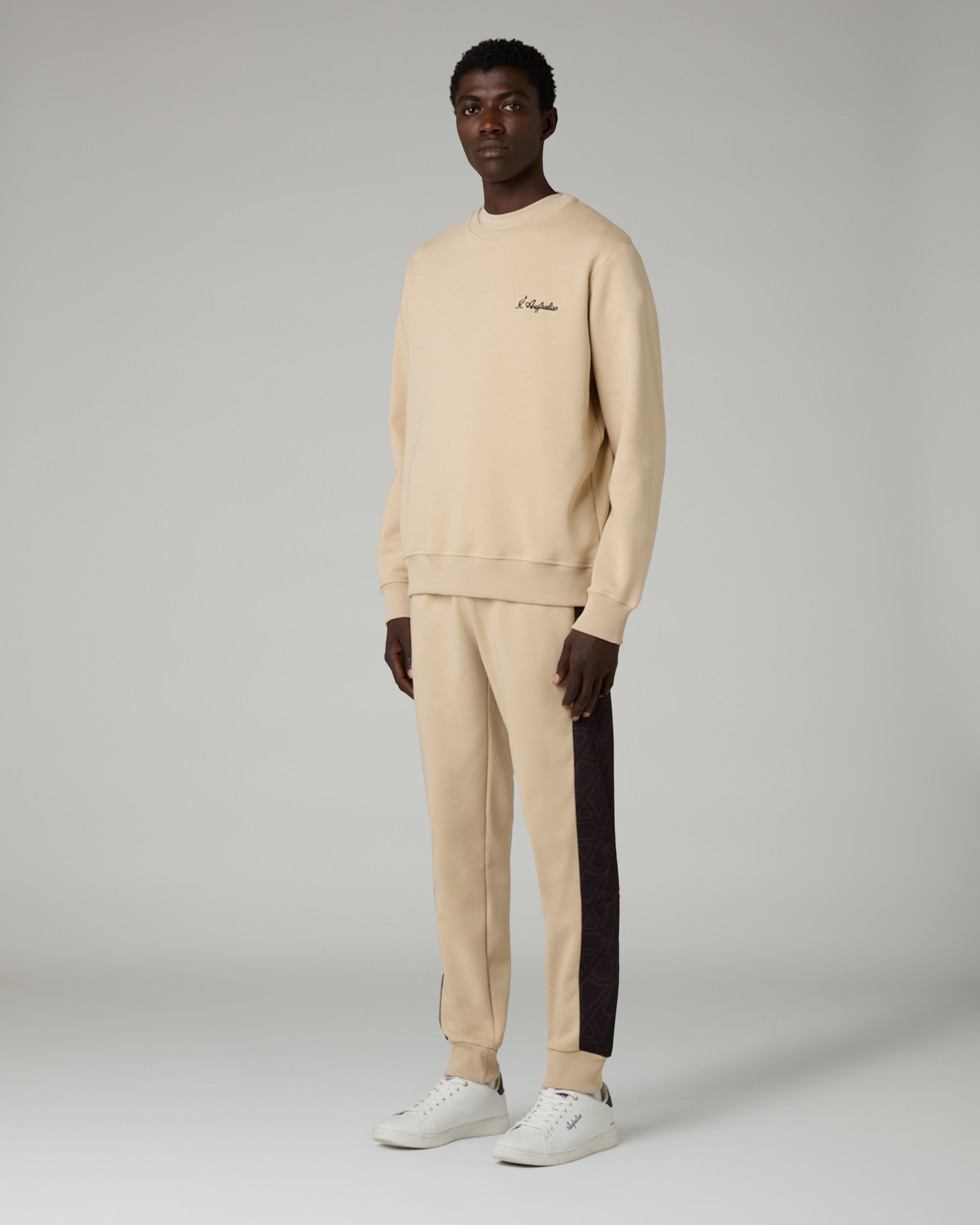 australian-iconissima-track-pant-felpa-smash-sabbia image 2