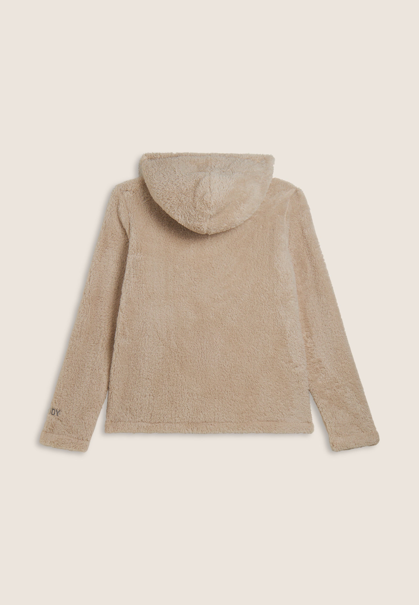 freddy-felpa-donna-in-pile-sherpa-con-cappuccio-e-zip image 6