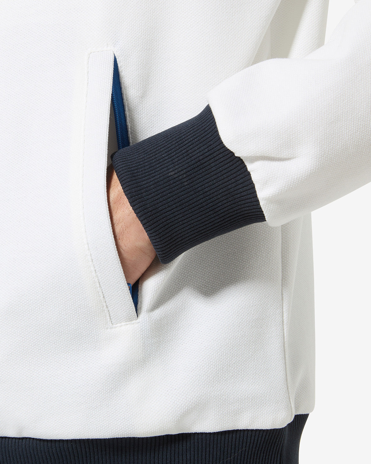 australian-tape-stripe-tracksuit-tuta-fixed-piquet-bianca-con-blue-tape image 5