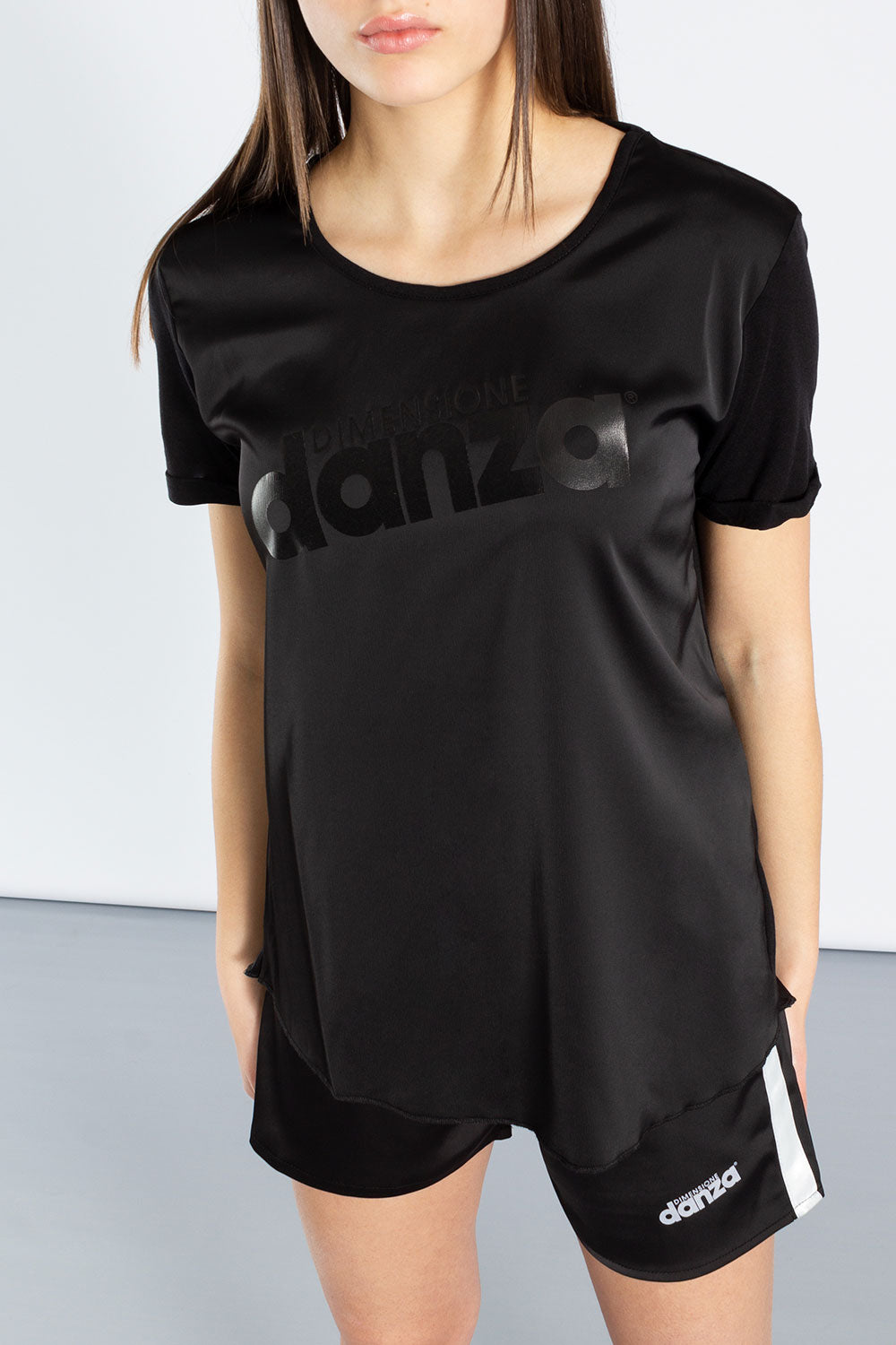 dimensione-danza-t-shirt-raso-e-jersey-modal-maniche-corte image 1