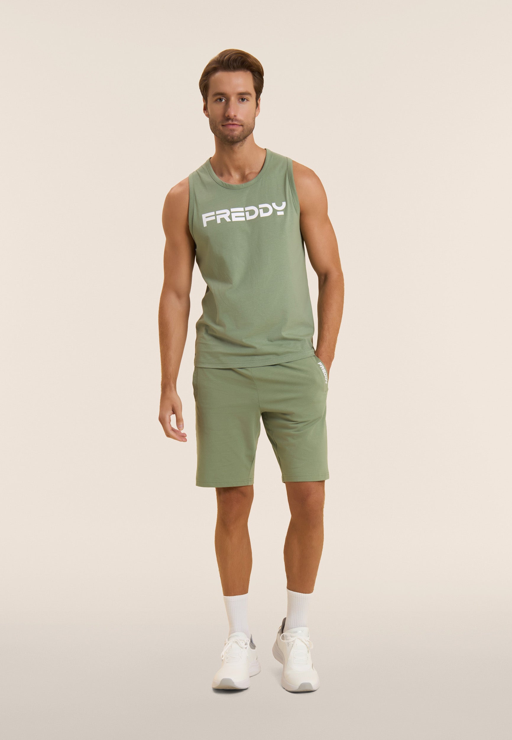 freddy-pantaloni-corti-in-jersey-stretch-con-taschino image 2