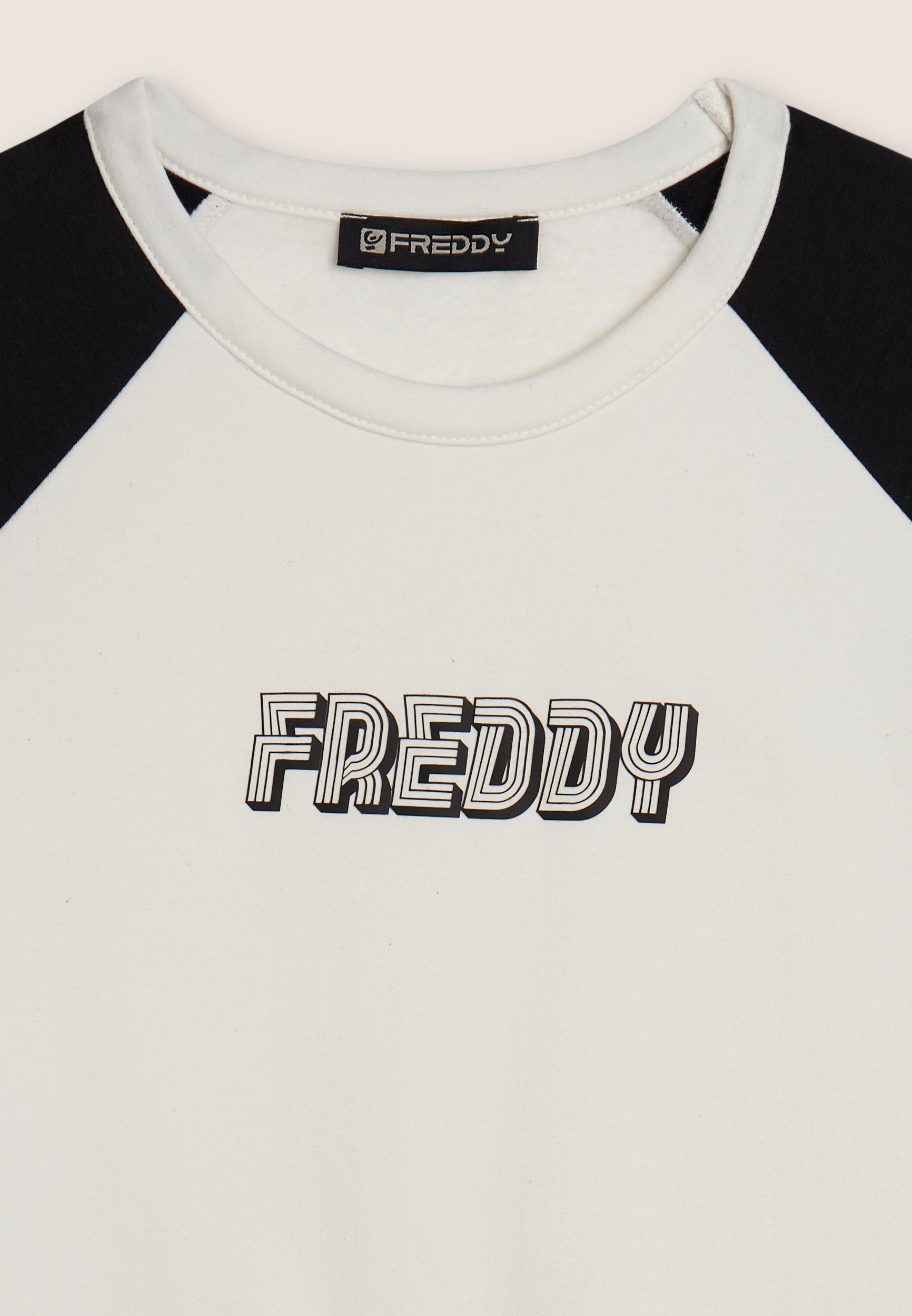 freddy-felpa-cropped-bicolore-maniche-raglan image 7