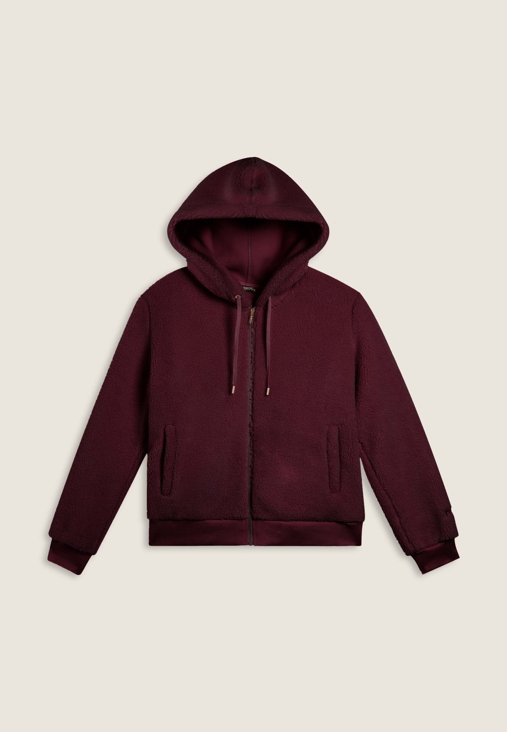 freddy-giacca-donna-in-pile-sherpa-con-cappuccio-e-zip-full-zip image 6