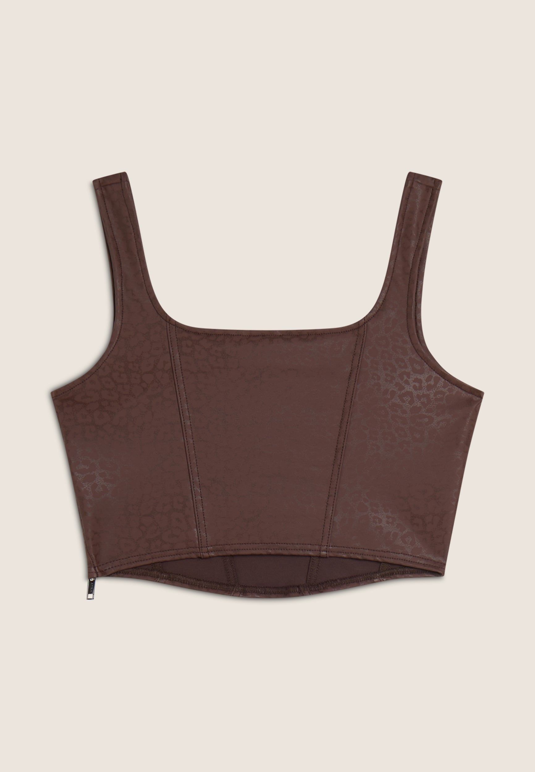 freddy-top-corto-bustier-in-similpelle-stampa-animalier-lucida image 7