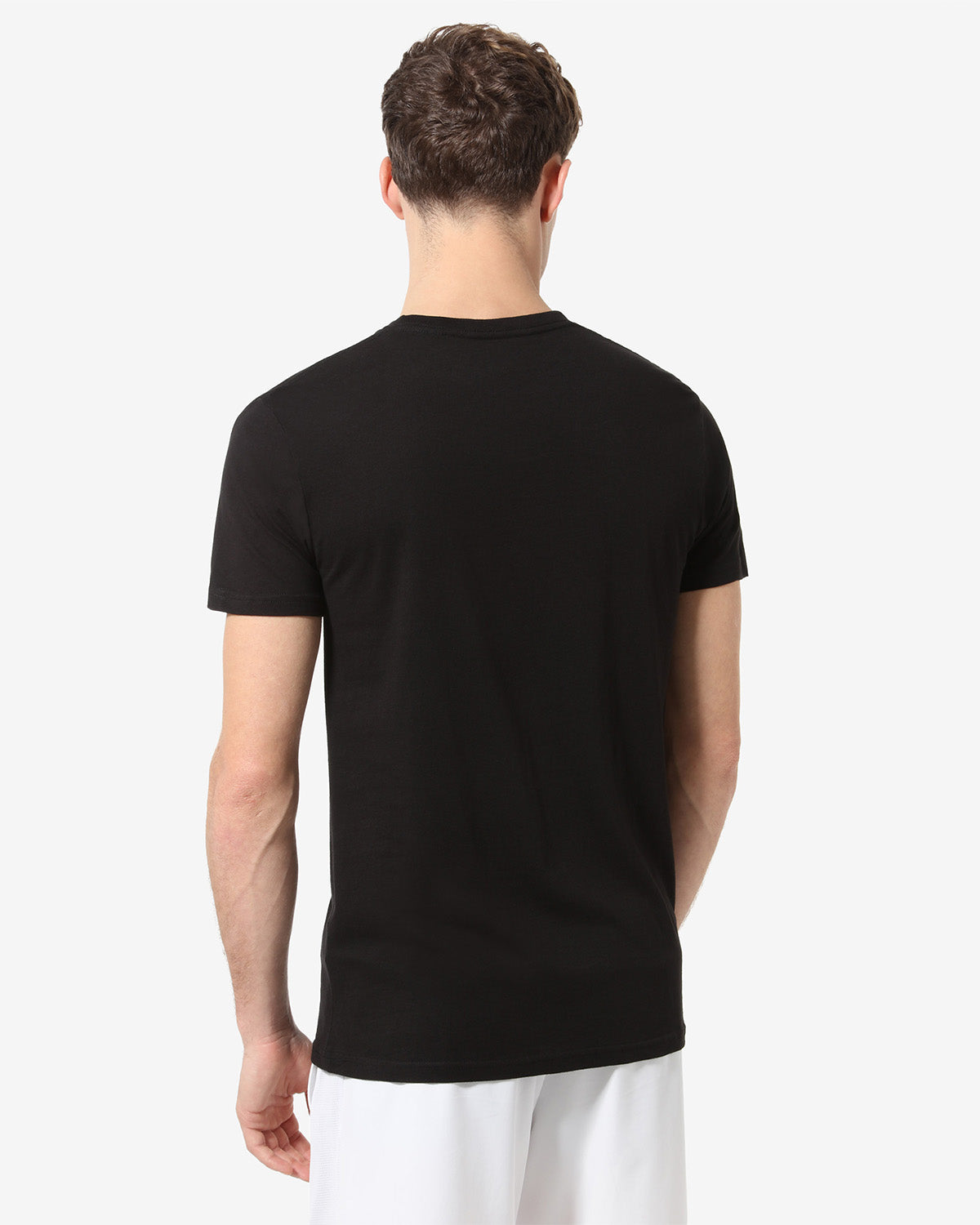 australian-court-t-shirt-tennis-nera-t-shirt-cotone-stampa-petto image 3