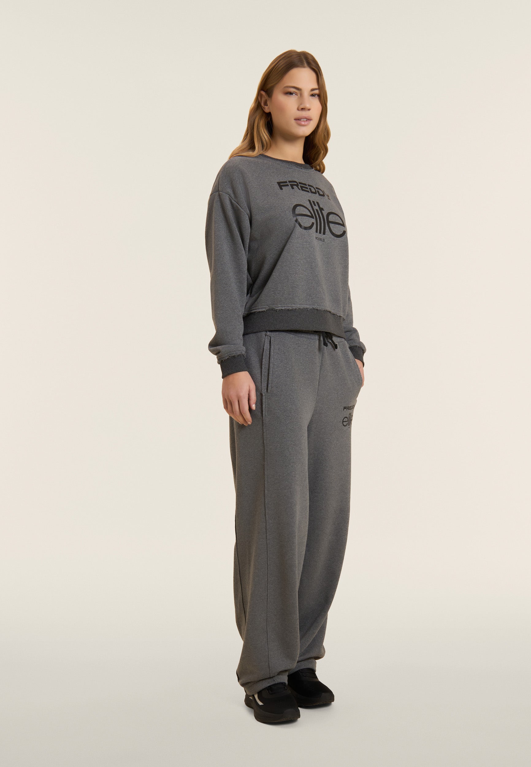 freddy-x-elite-felpa-cropped-donna-m-lange-girocollo-in-cotone image 5