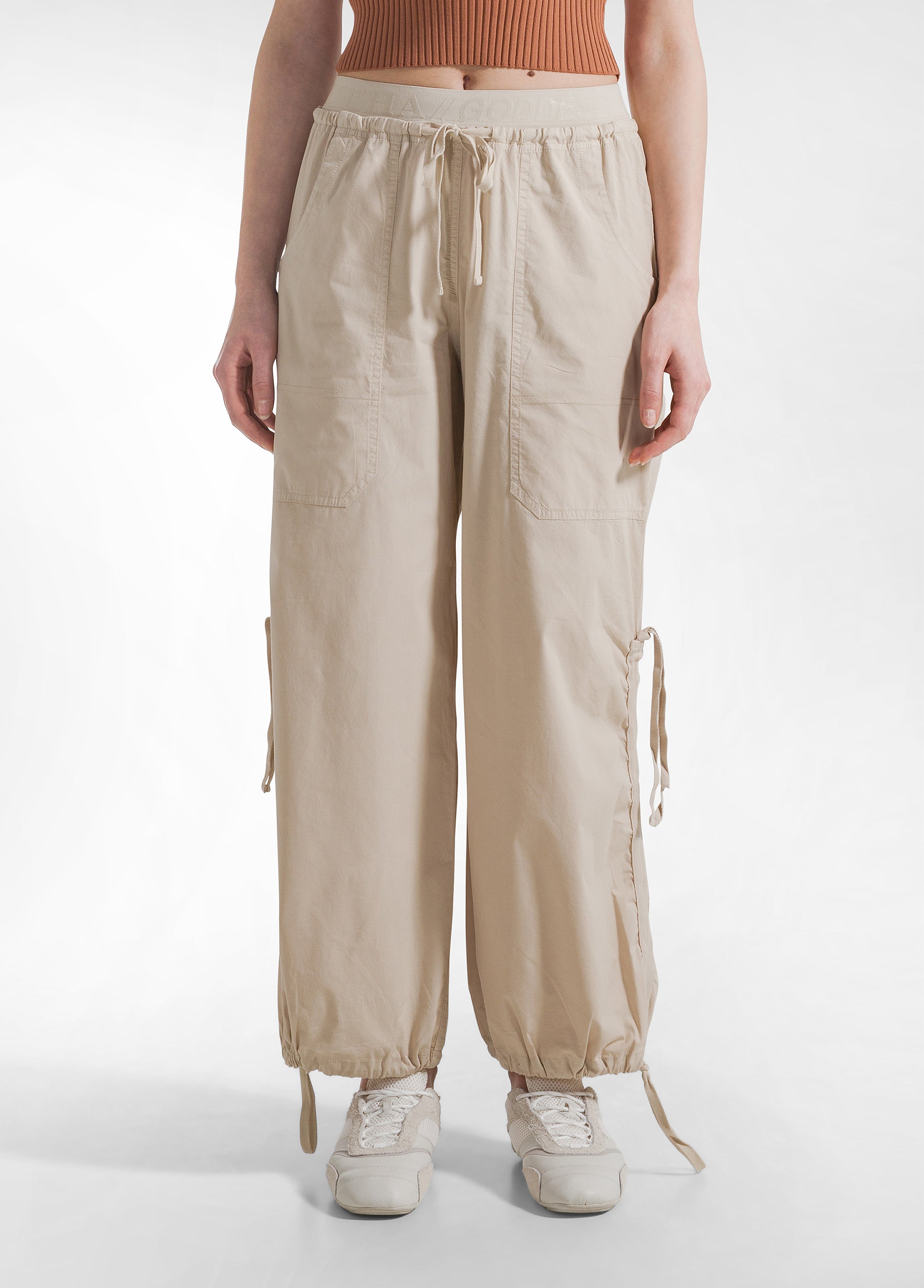 deha-pantalone-magnum-in-poplin-leggero-beige image 1