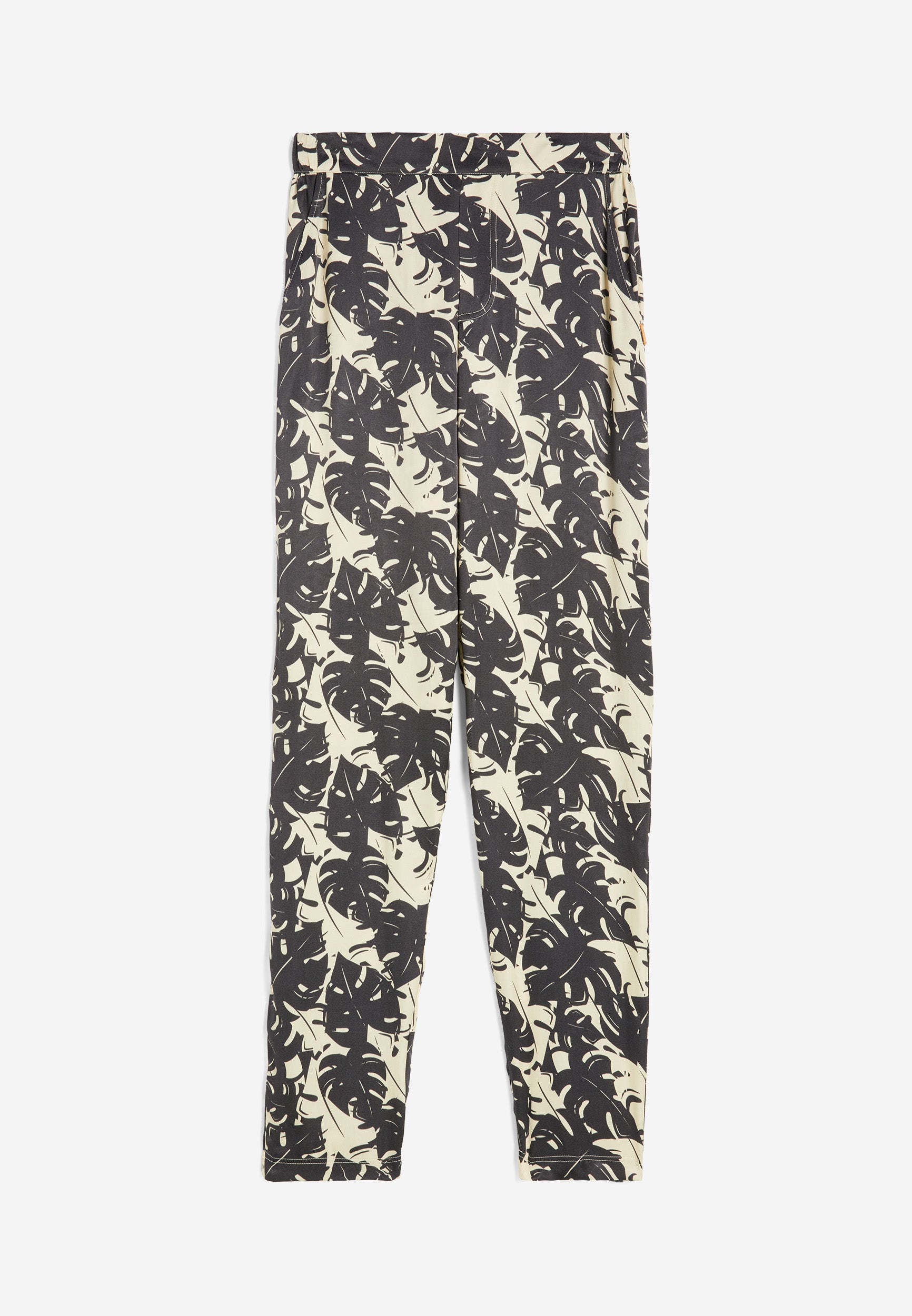 freddy-pantaloni-donna-in-satin-di-viscosa-fantasia-tropical image 5
