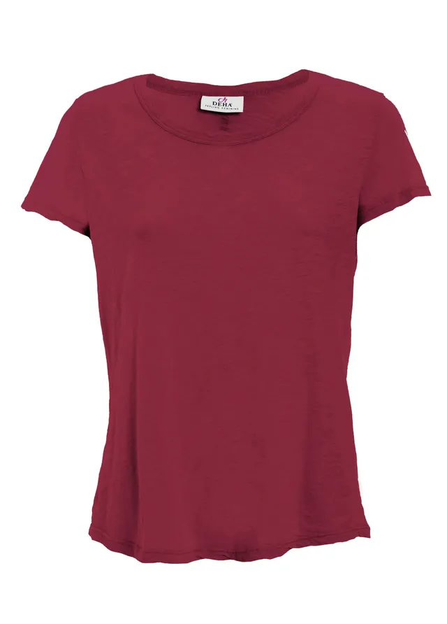 deha-t-shirt-in-cotone-flamm-rosso image 1