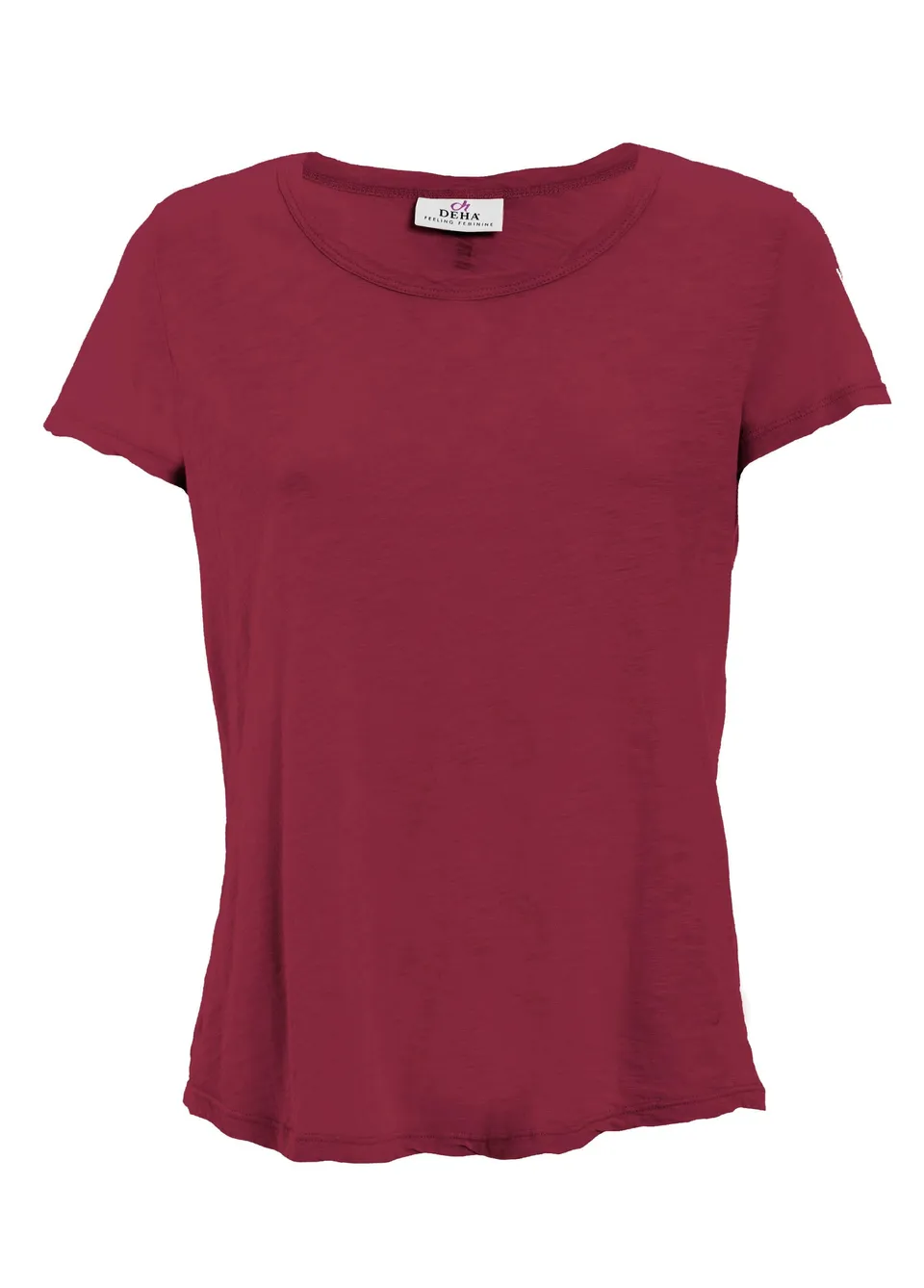 deha-t-shirt-in-cotone-flamm-rosso image 1