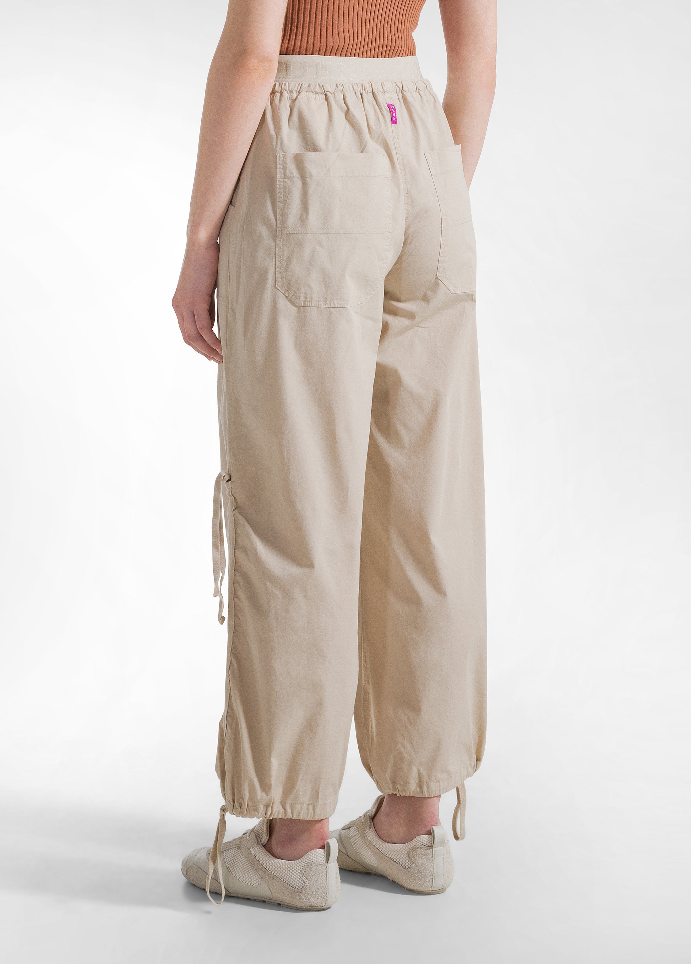 deha-pantalone-magnum-in-poplin-leggero-beige image 2