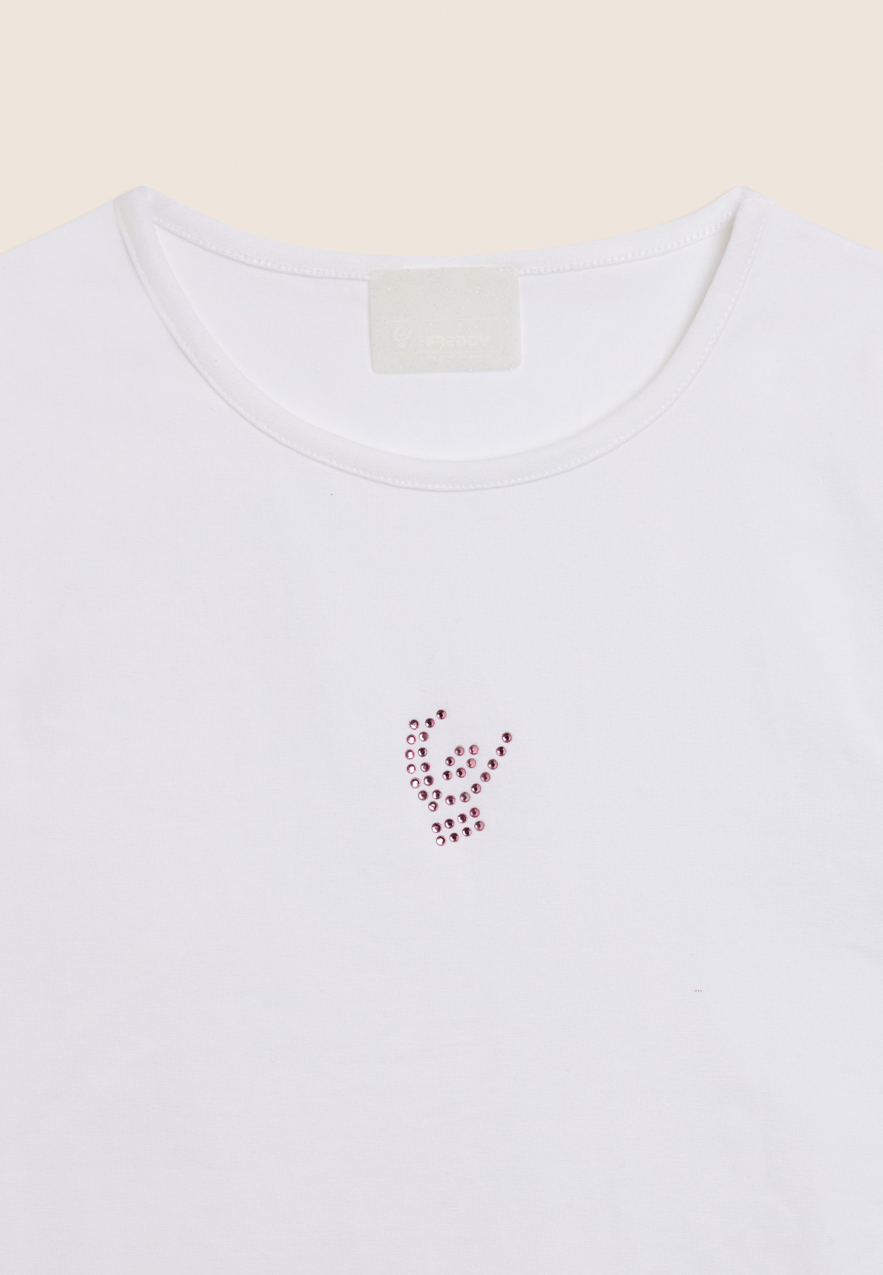freddy-canotta-regular-in-jersey-da-bambina-e-ragazza-con-logo-in-strass image 7