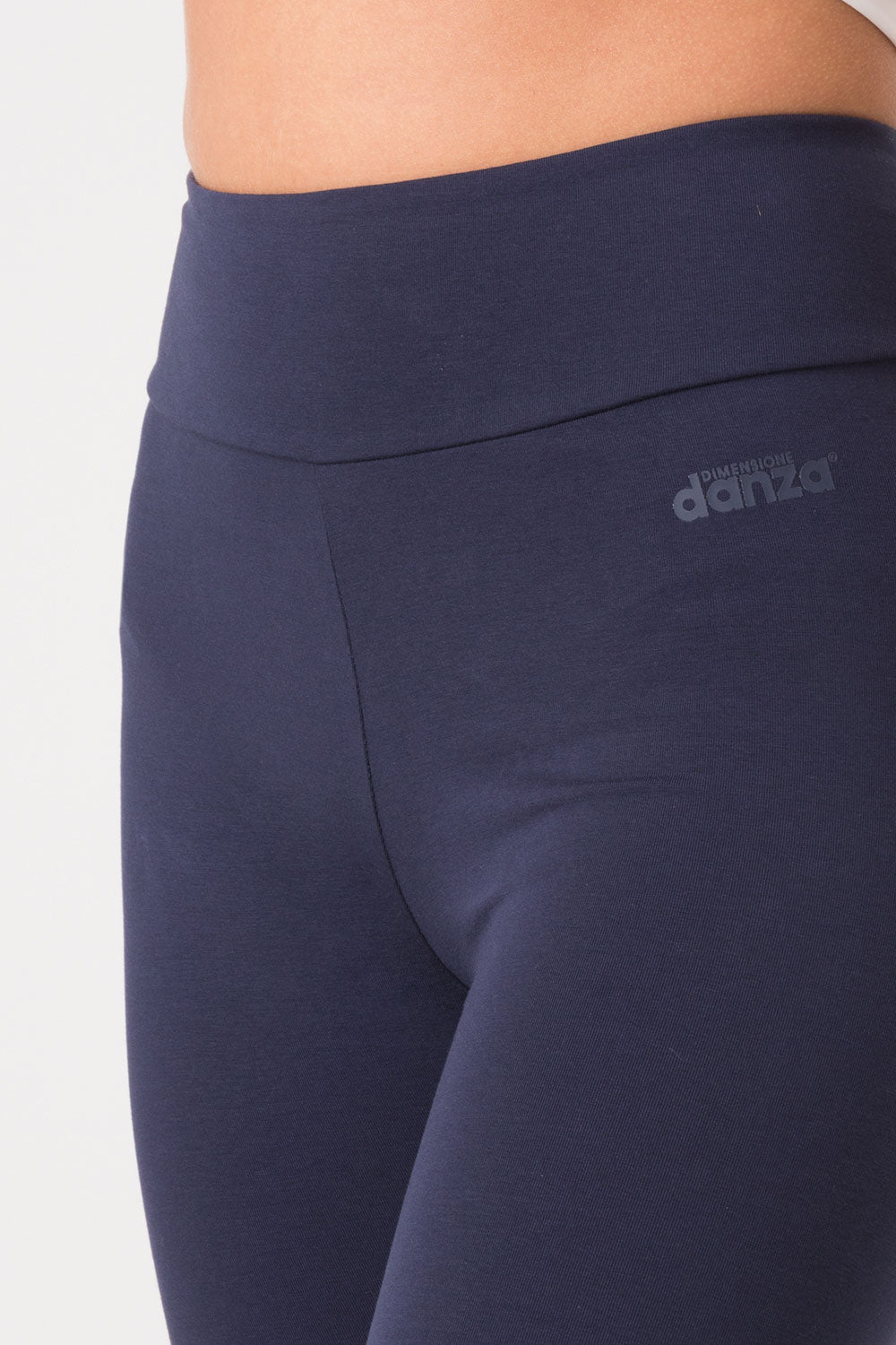 dimensione-danza-basic-leggings-7-8-donna-in-jersey-elasticizzato-vita-alta image 4
