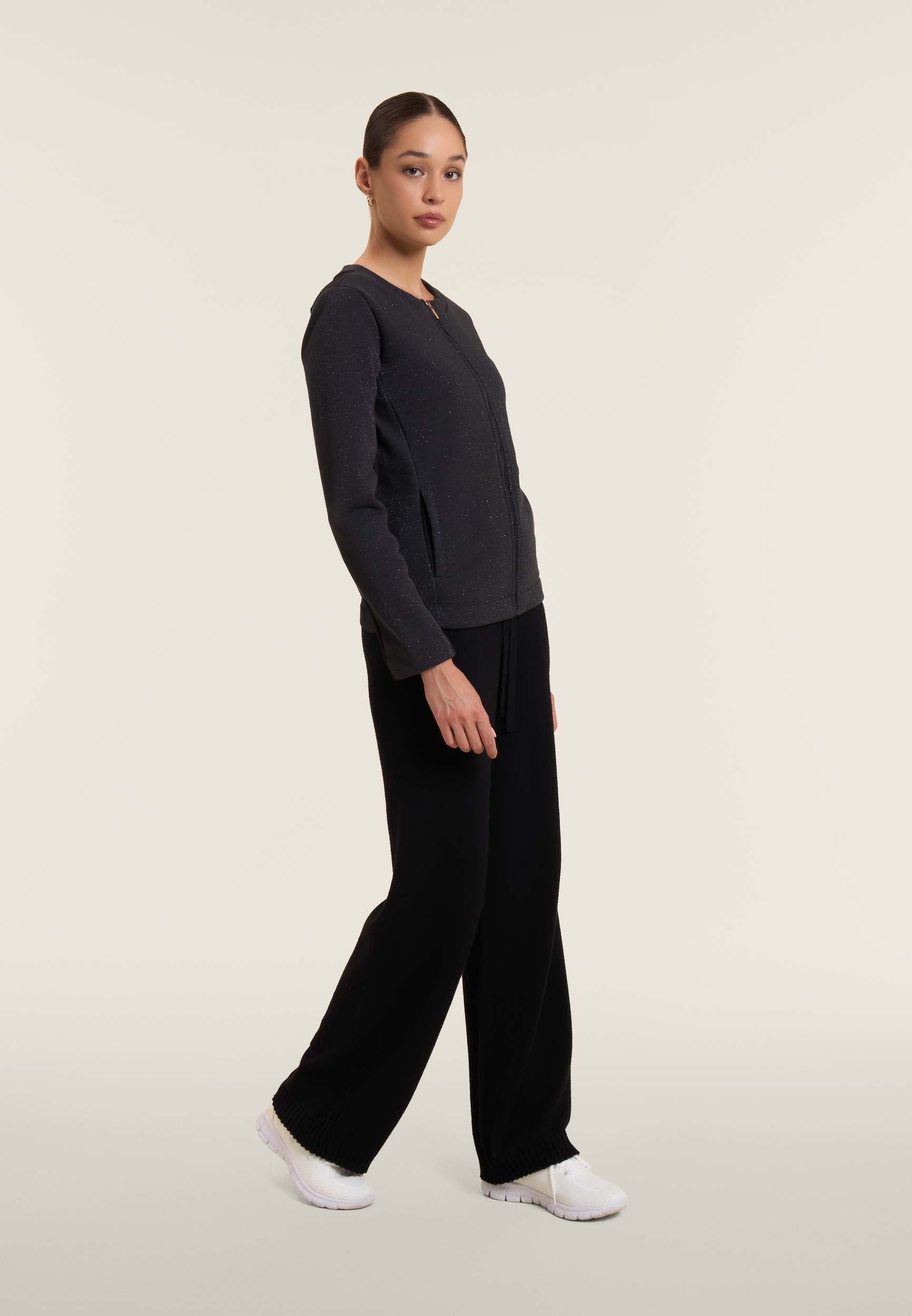 freddy-felpa-donna-full-zip-fronte-m-lange-lurex image 2