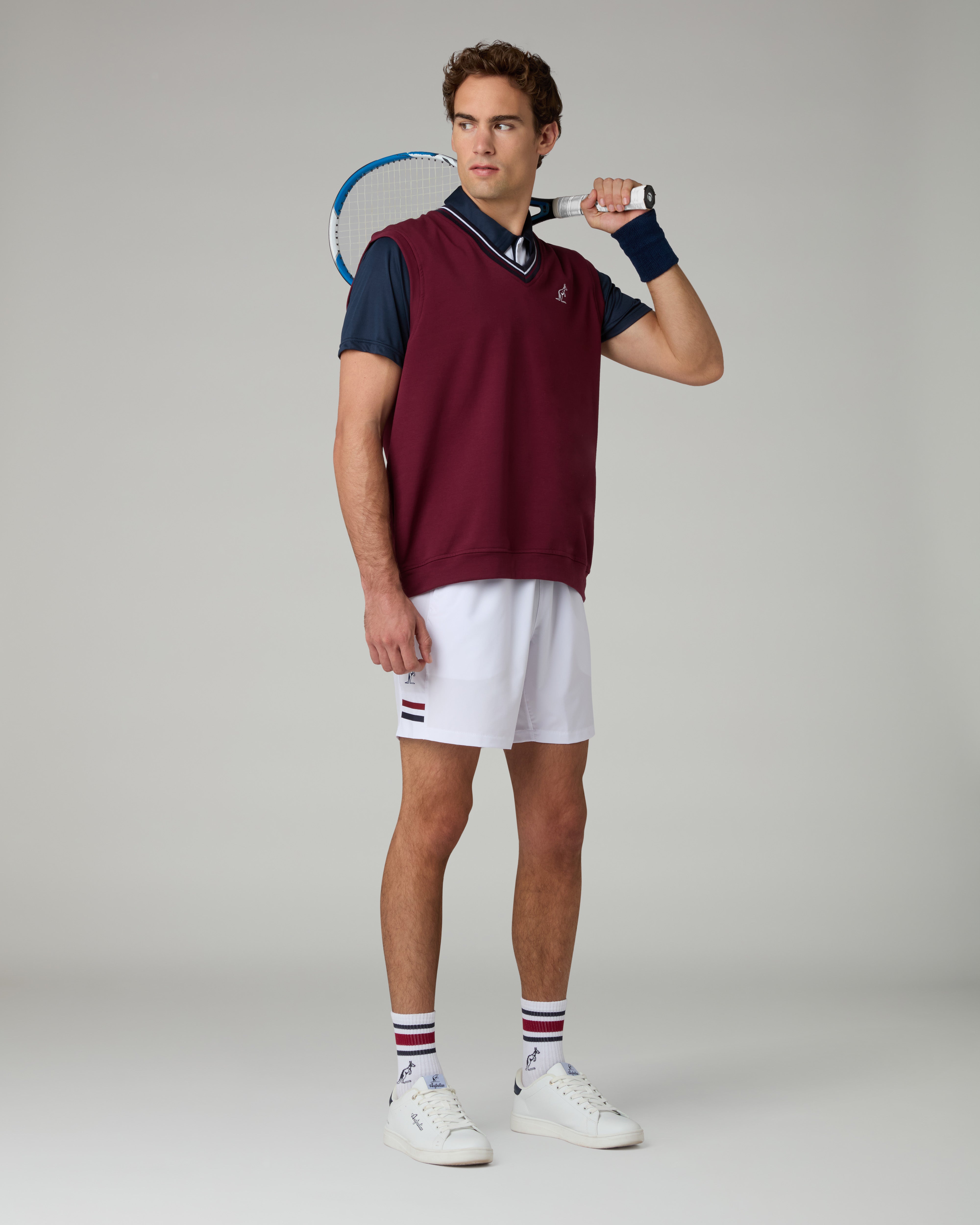 australian-heritage-court-gilet-tennis-rubino-made-in-italy image 2