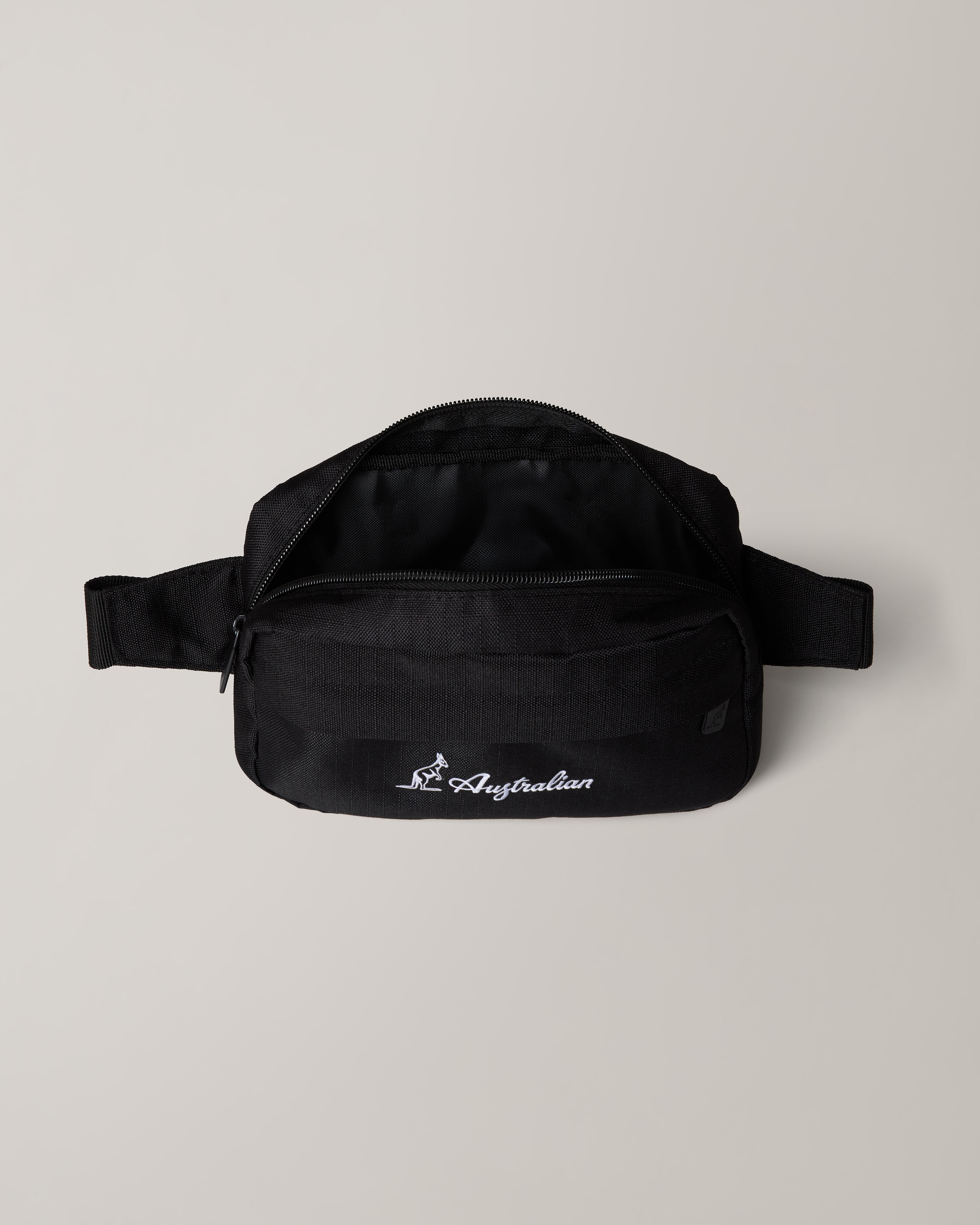 australian-easy-logo-waist-bag-marsupio-nero-ripstop image 2