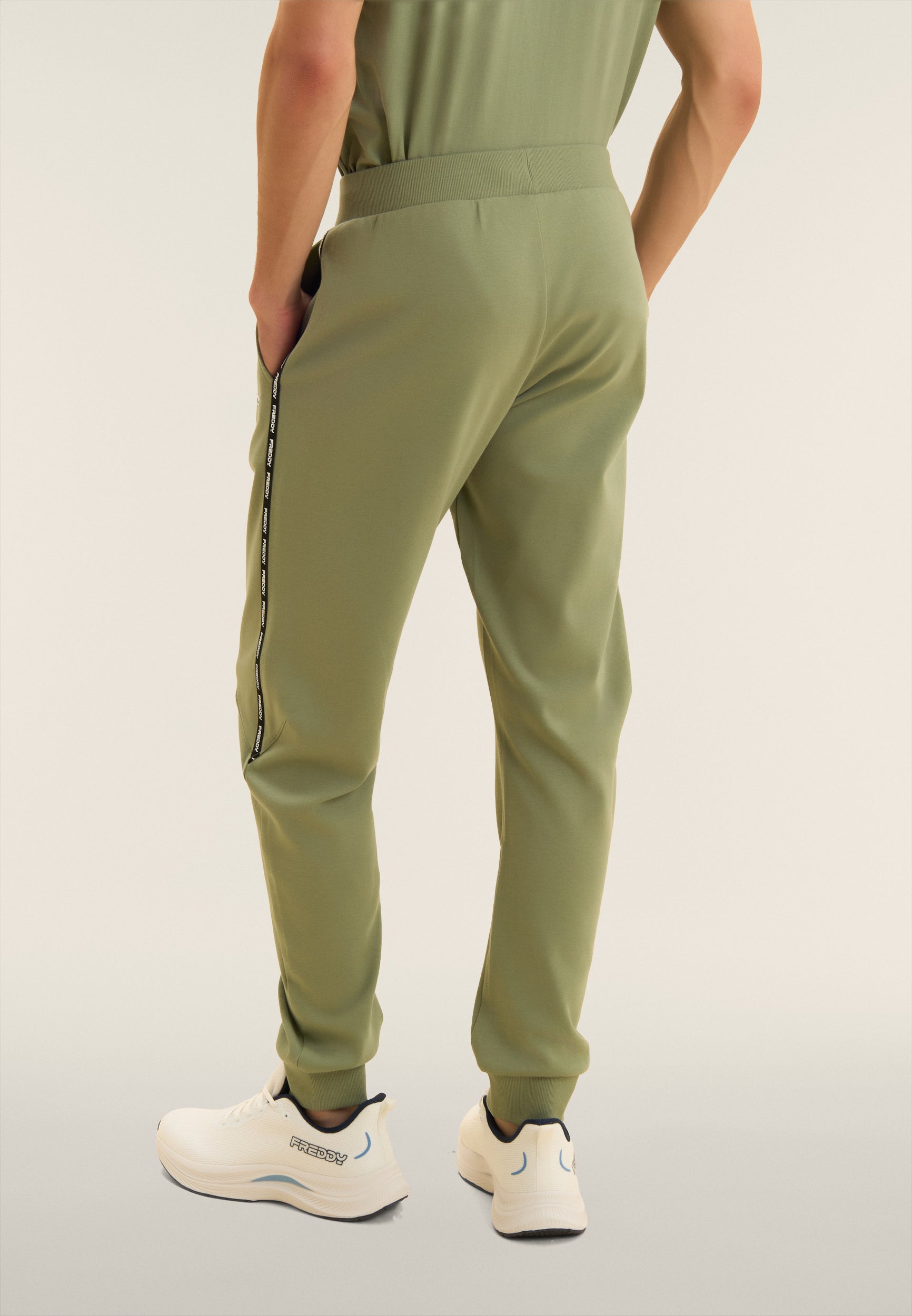 freddy-pantaloni-sportivi-in-cotone-con-inserto-logato image 3