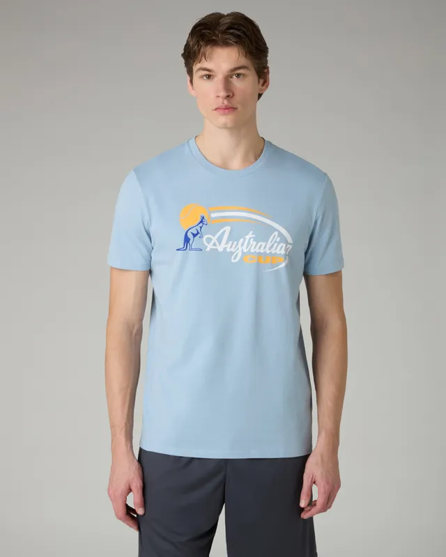 australian-cup-t-shirt-azzurro-pastello-regular-fit image 1