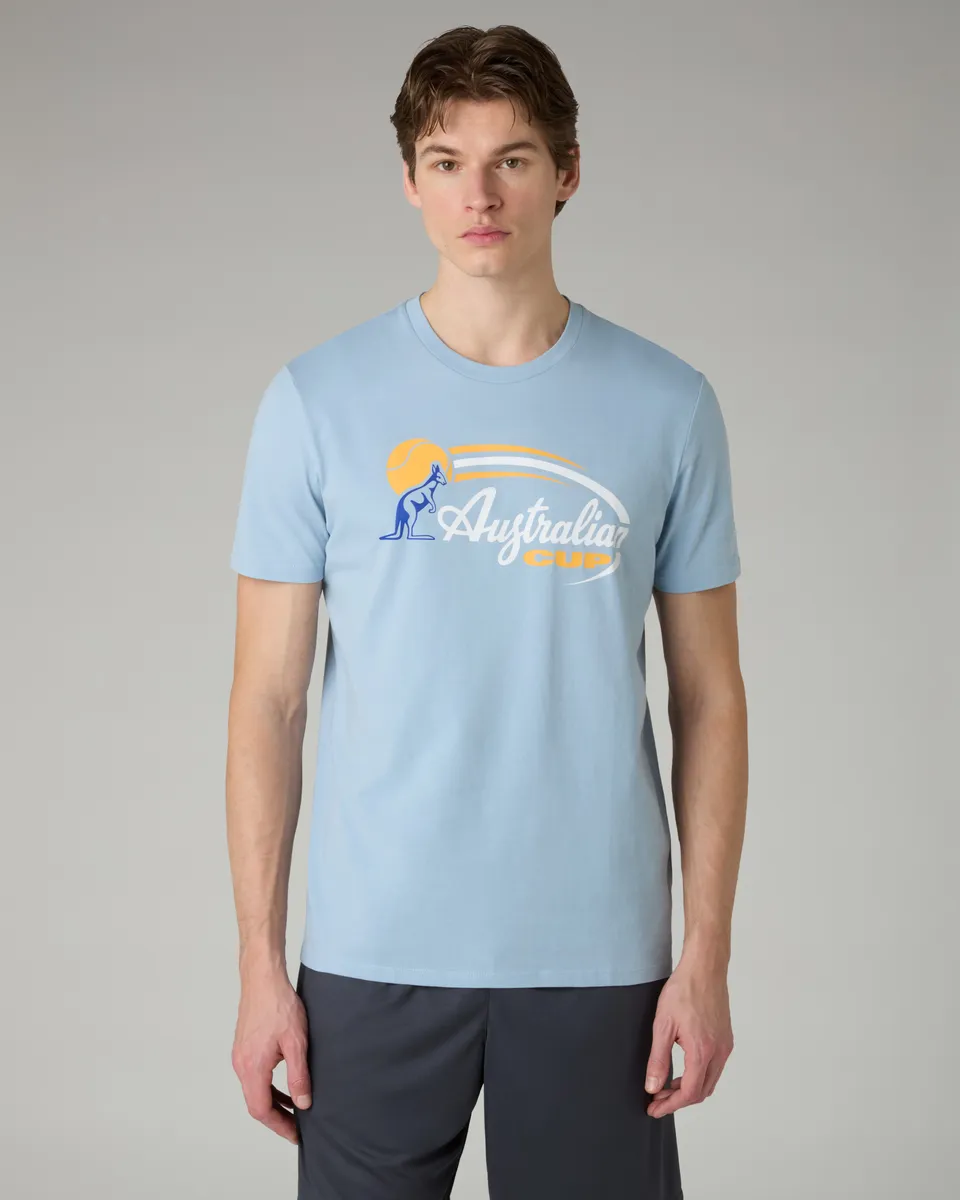 australian-cup-t-shirt-azzurro-pastello-regular-fit image 1