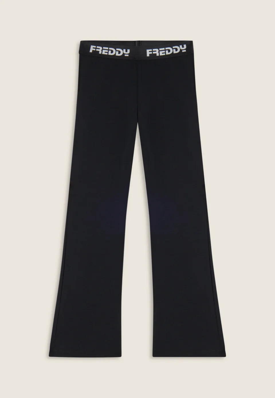 freddy-pantaloni-sportivi-a-zampa-regular-fit-cotone-elasticizzato-logato image 1