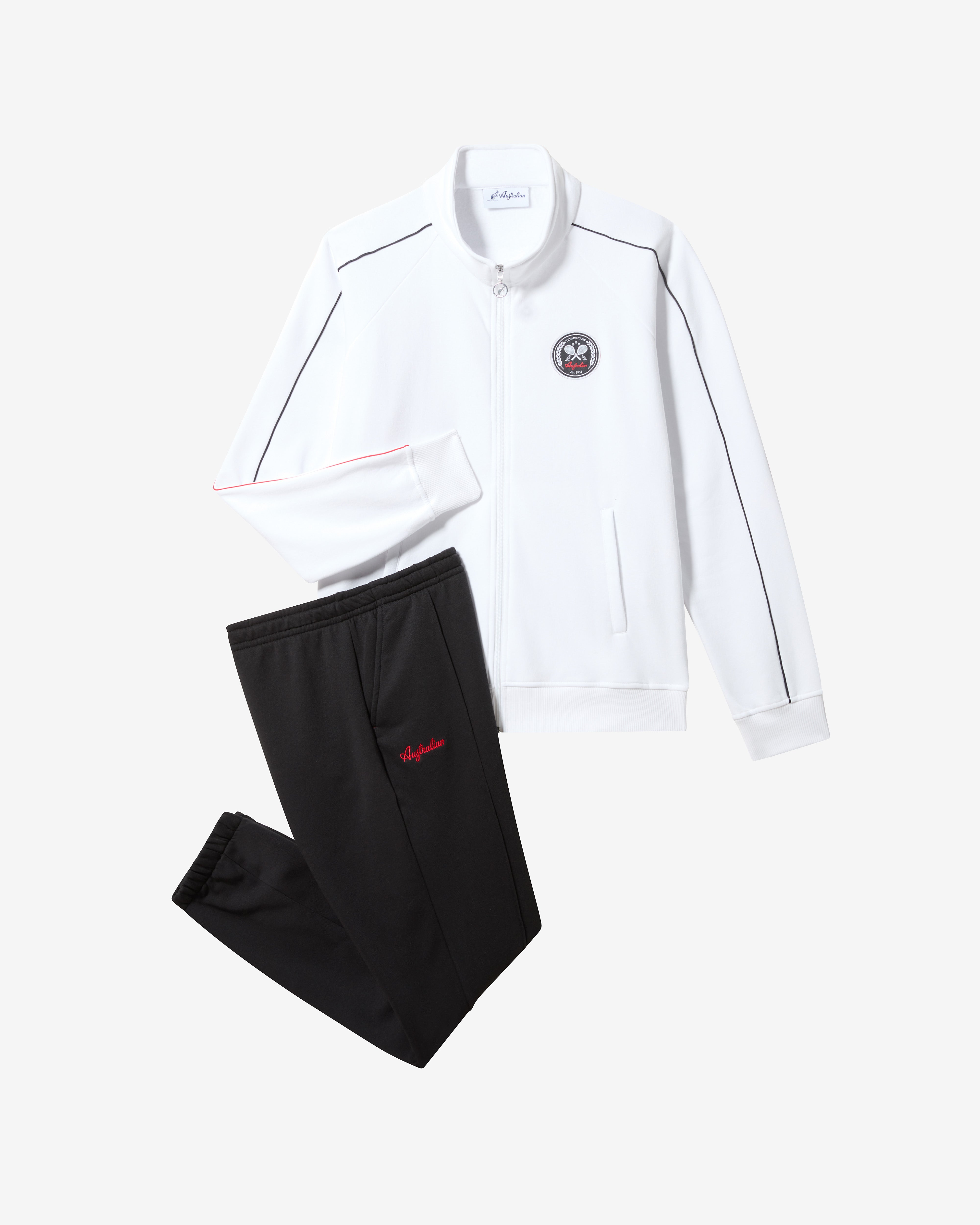 australian-tennis-crew-tracksuit-tuta-in-felpa-invernale-bianca image 8