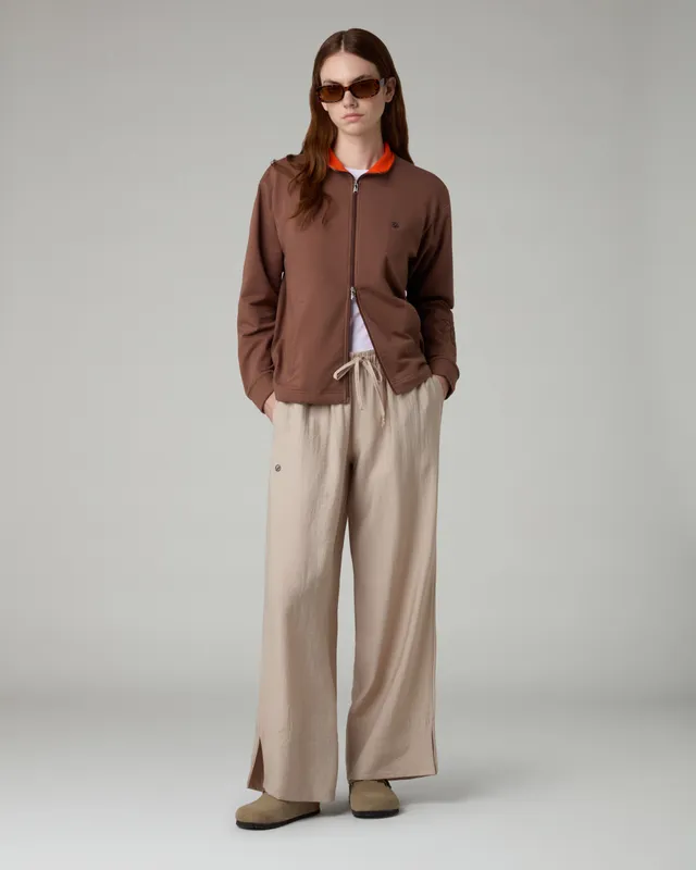australian-patch-flowers-track-jacket-giacca-sportiva-cannella image 1