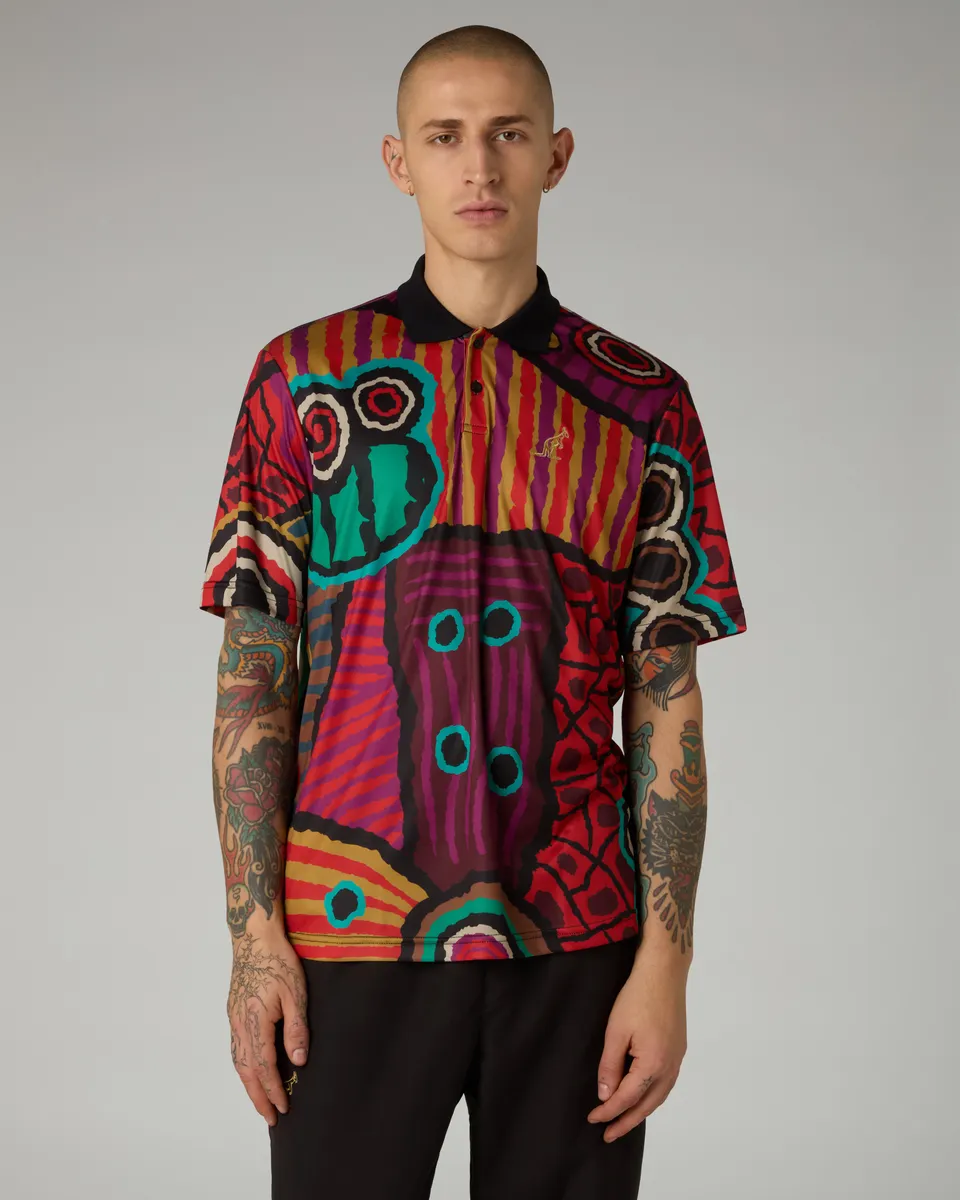 australian-jagera-polo-shirt-polo-tennis-elasticizzata-bordeaux-stampa-all-over image 1