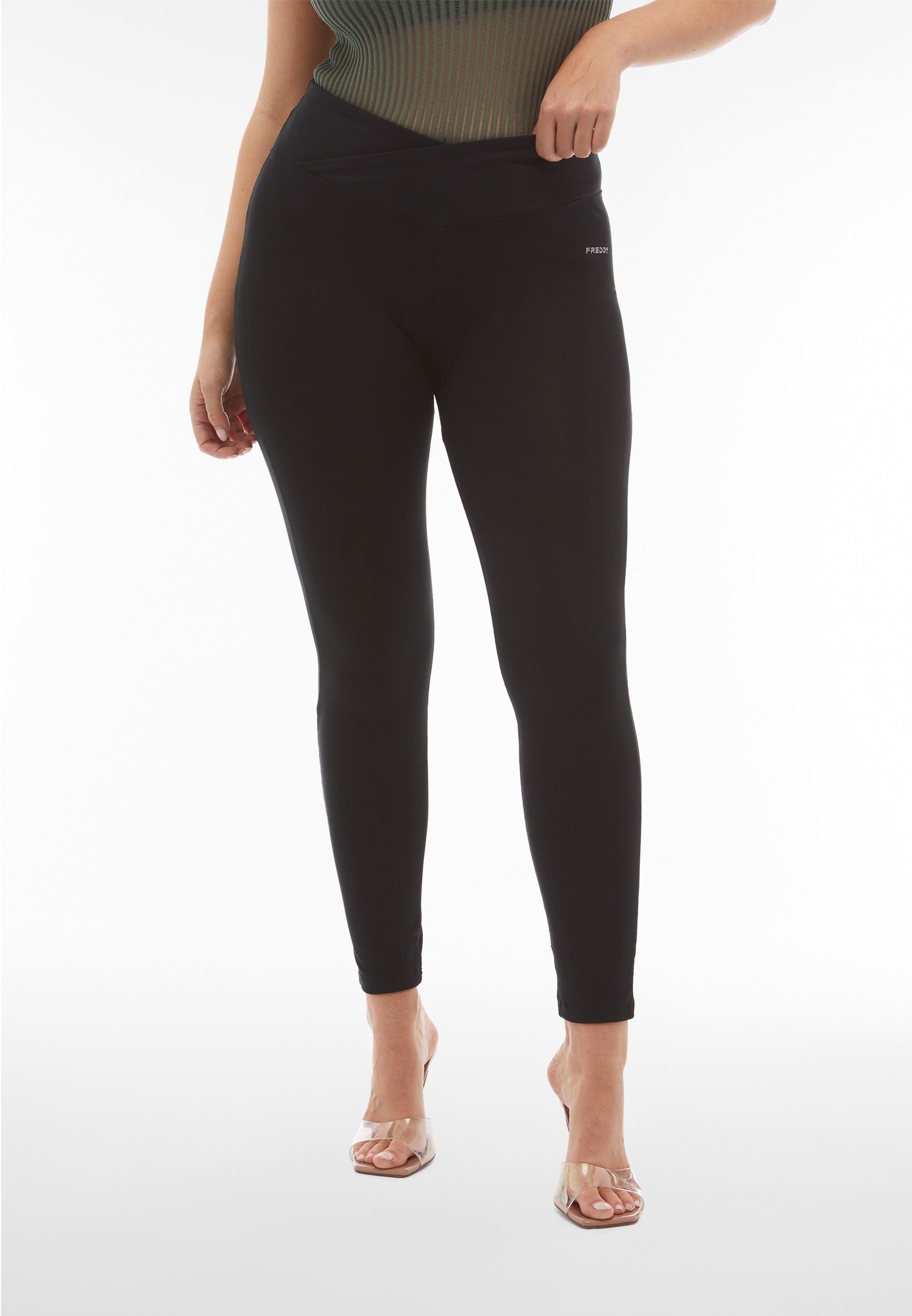 freddy-leggings-push-up-wr-up-core-vita-alta-cotone-organico image 1