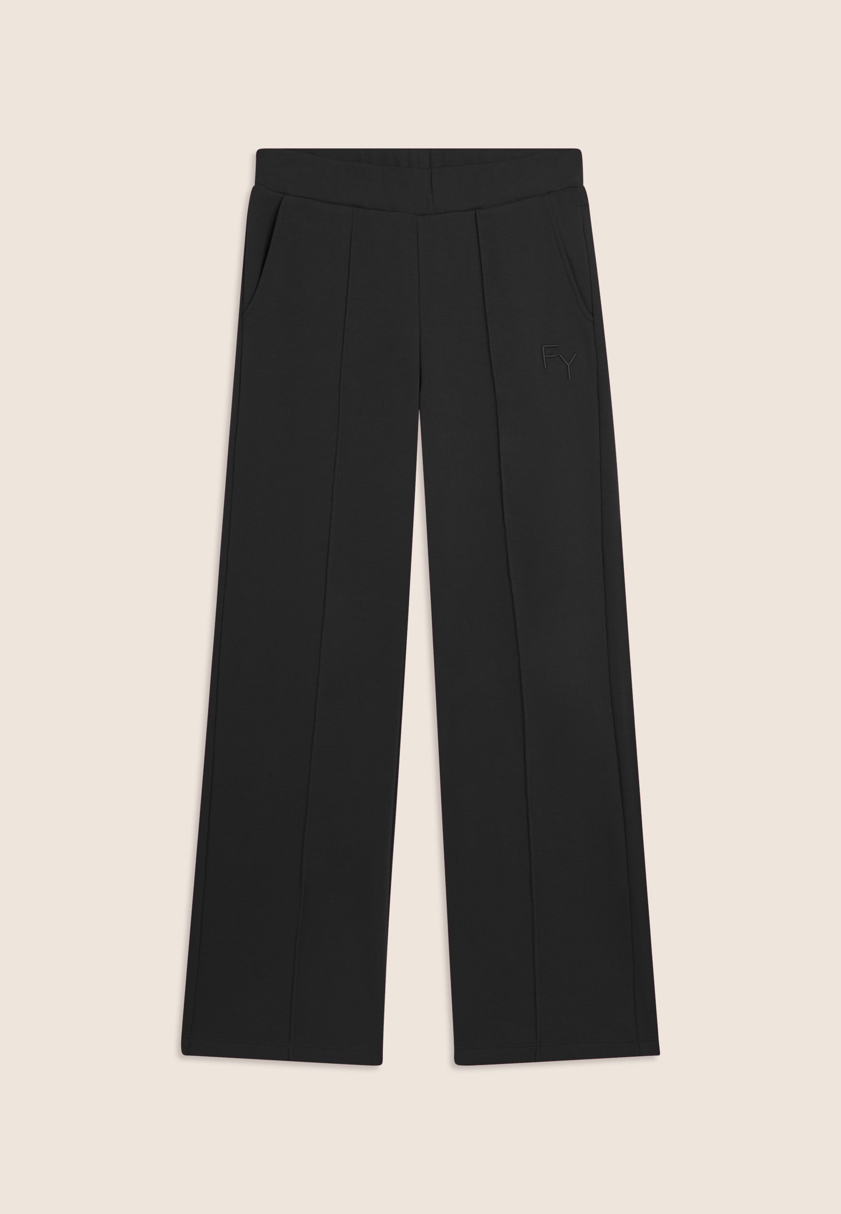freddy-pantaloni-sportivi-wide-leg-con-logo-fy-ricamato image 8