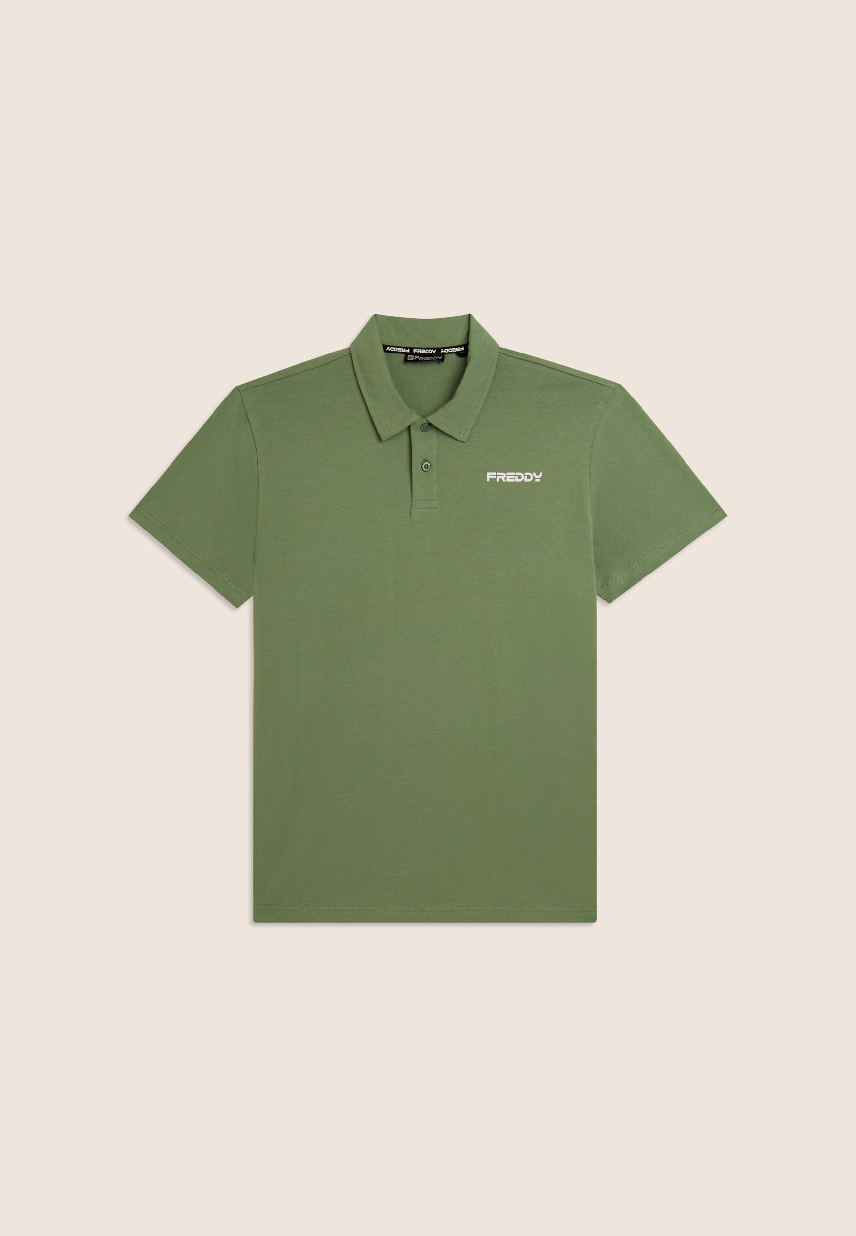 freddy-polo-uomo-heavy-jersey-stretch-manica-corta-con-logo image 4