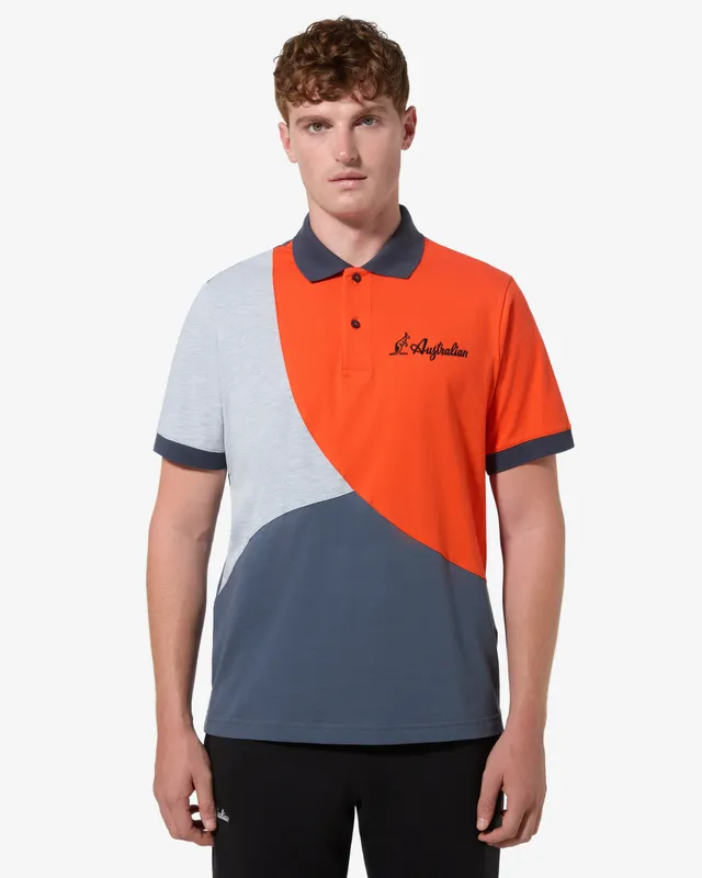 australian-anti-gravity-polo-in-cotone-grigio-titanio image 1