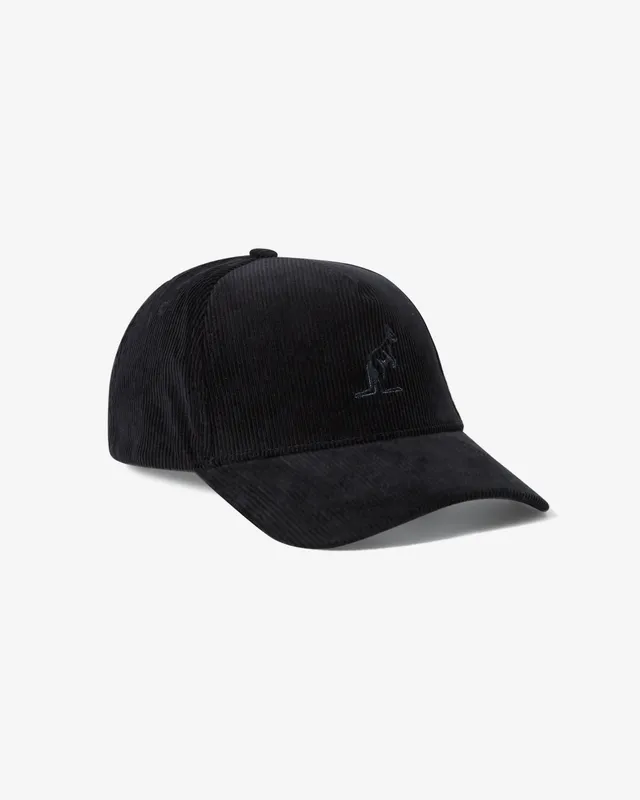 australian-corduroy-cap-cappellino-in-velluto-a-costine-nero image 1