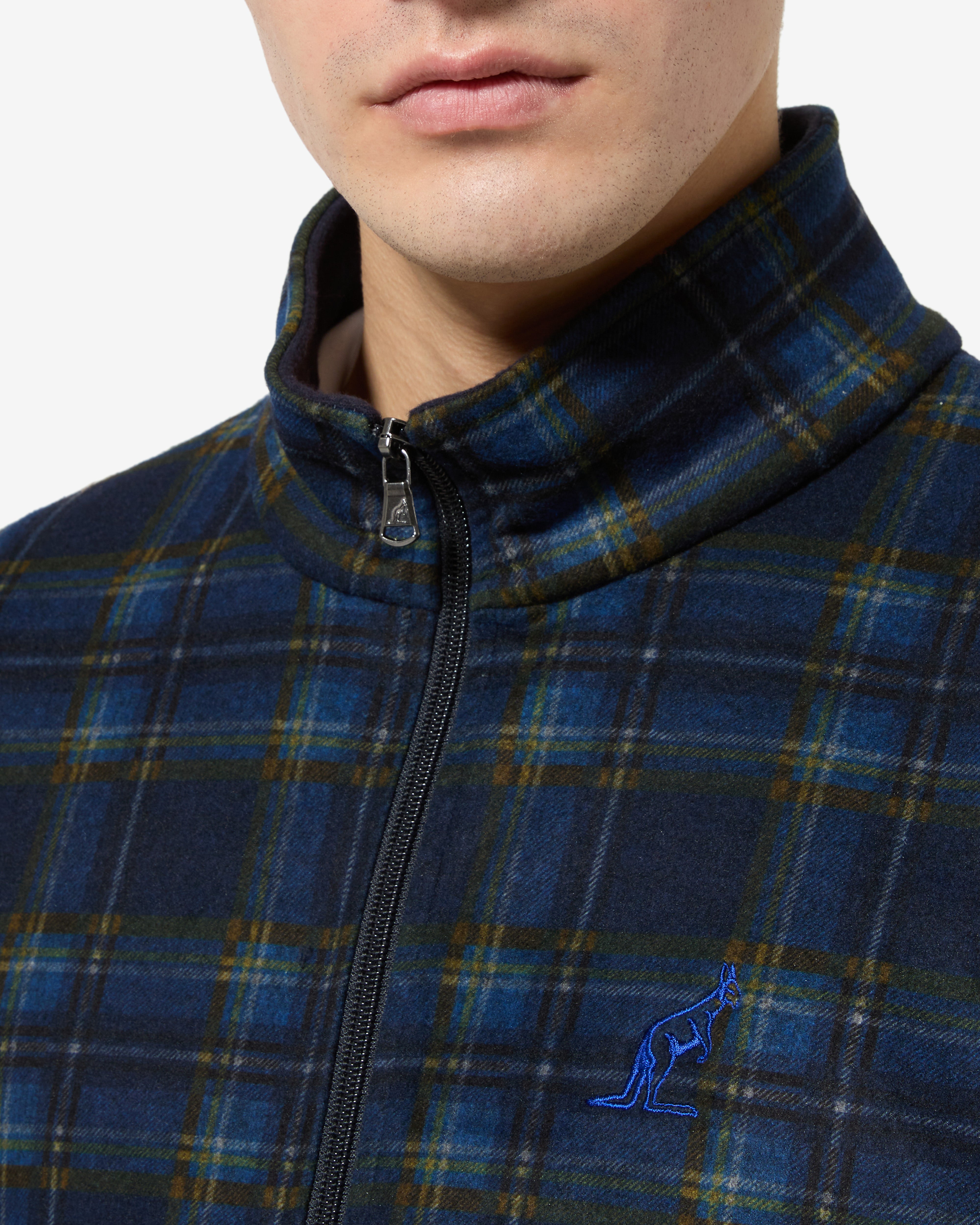 australian-check-tracksuit-tuta-completa-uomo-blu-navy image 3