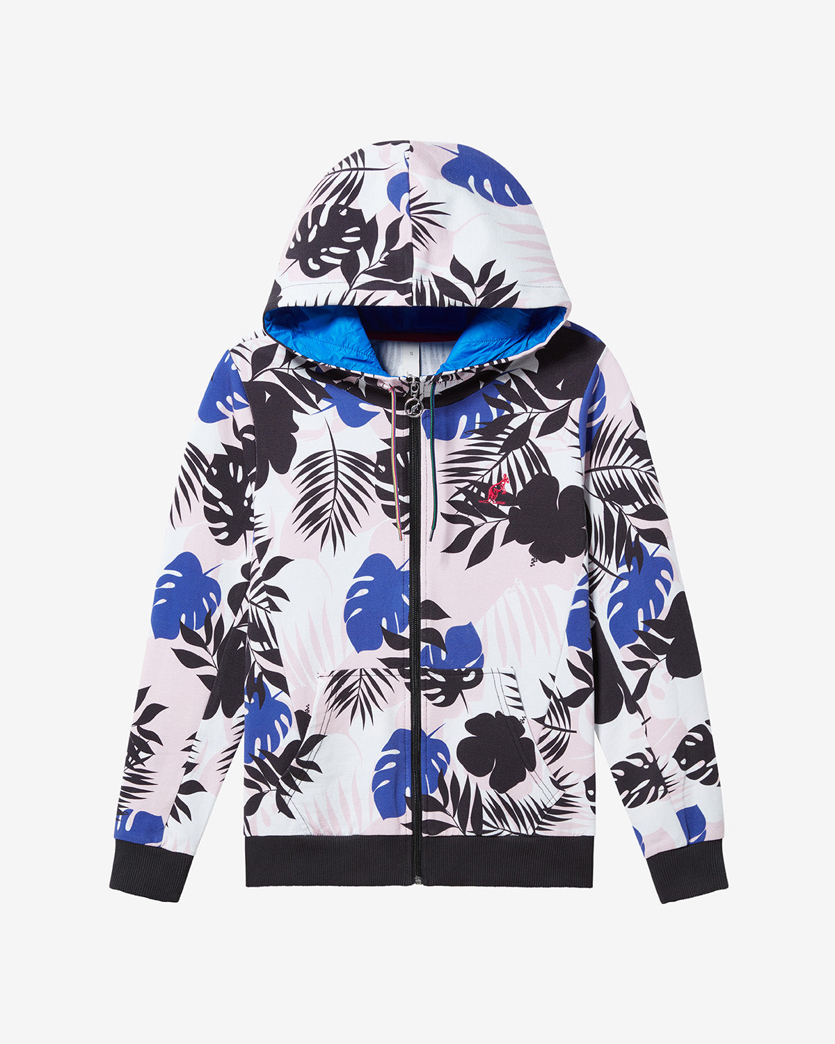 australian-flowers-hoodie-jacket-nero-giacca-felpa-con-cappuccio-donna image 6