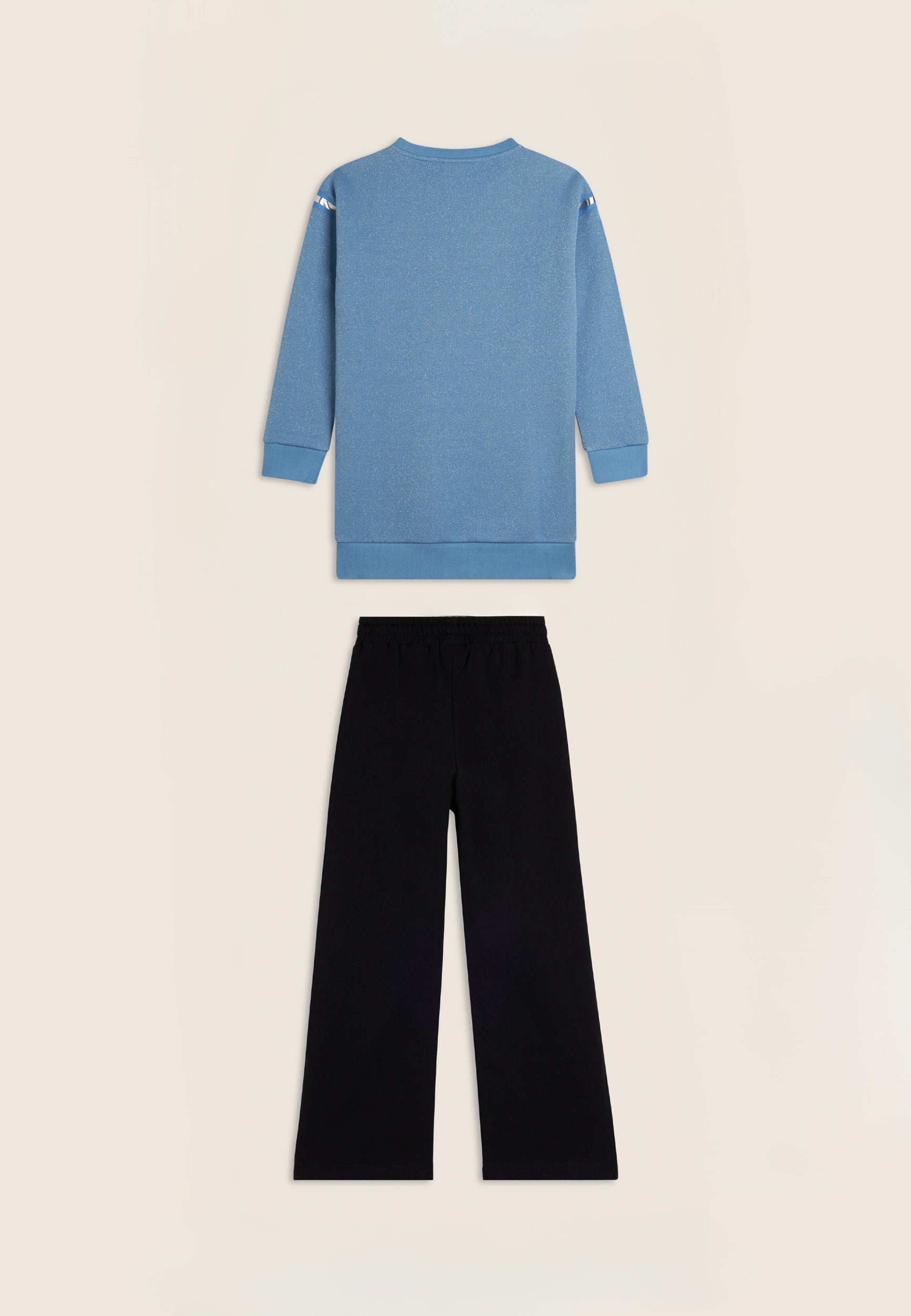 freddy-pantaloni-sportivi-bambina-gamba-ampia-con-spacchi-laterali-e-coulisse image 2