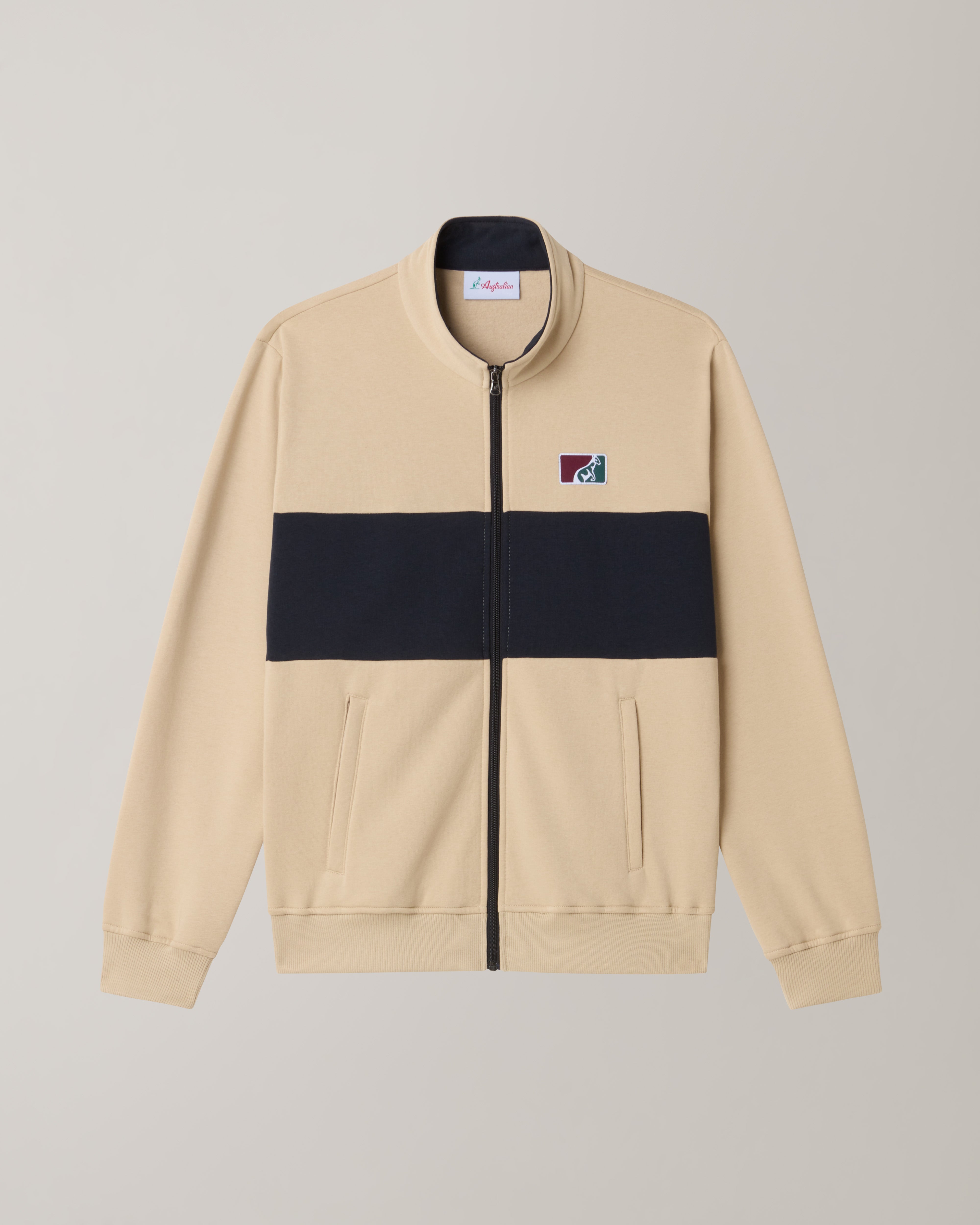 australian-posh-fleece-track-jacket-giacca-felpa-full-zip-con-tasche-zip image 6