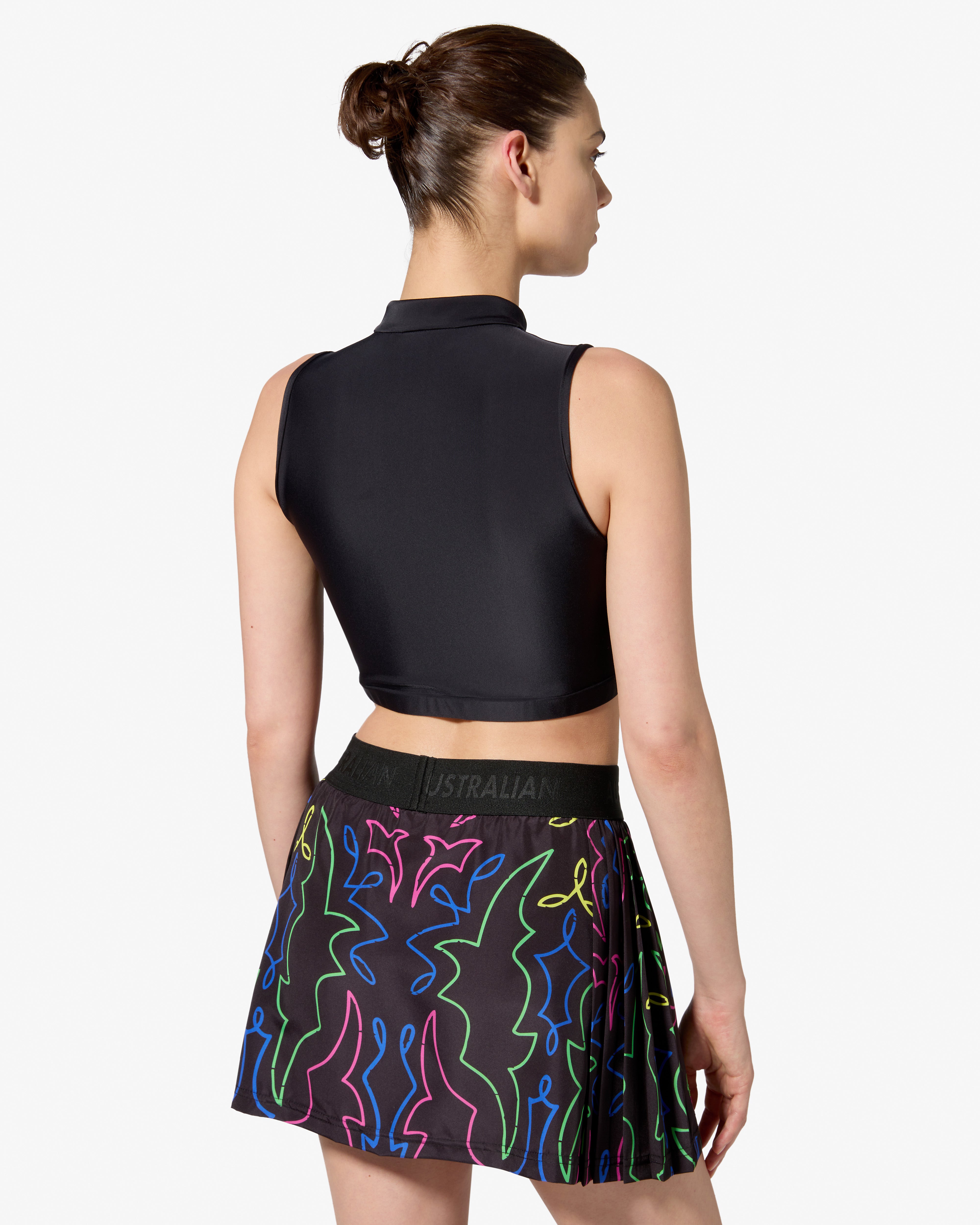 australian-neon-top-simon-cracker-nero-donna-con-zip image 3