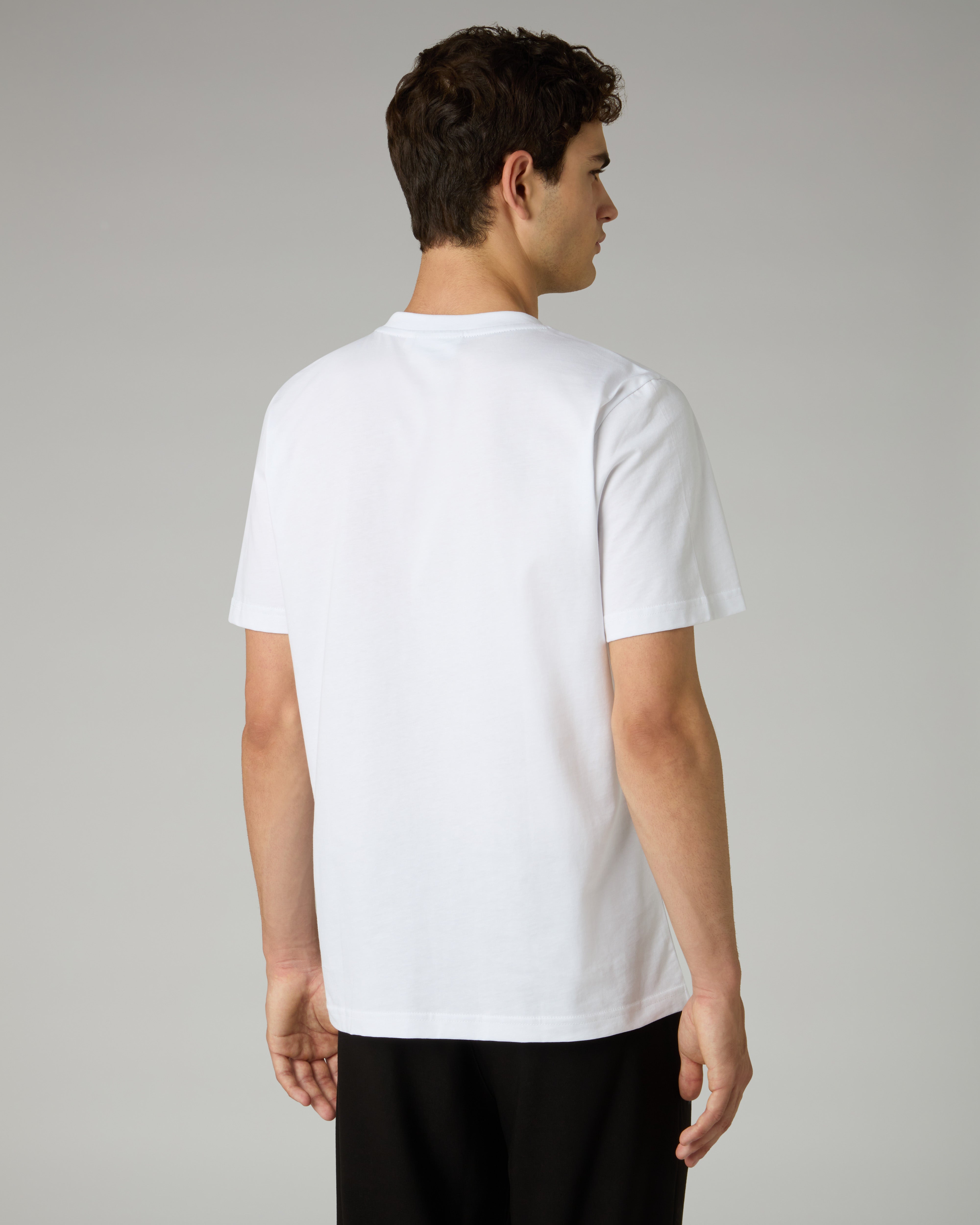 australian-broken-logo-t-shirt-maglia-cotone-bianco-sportswear image 3