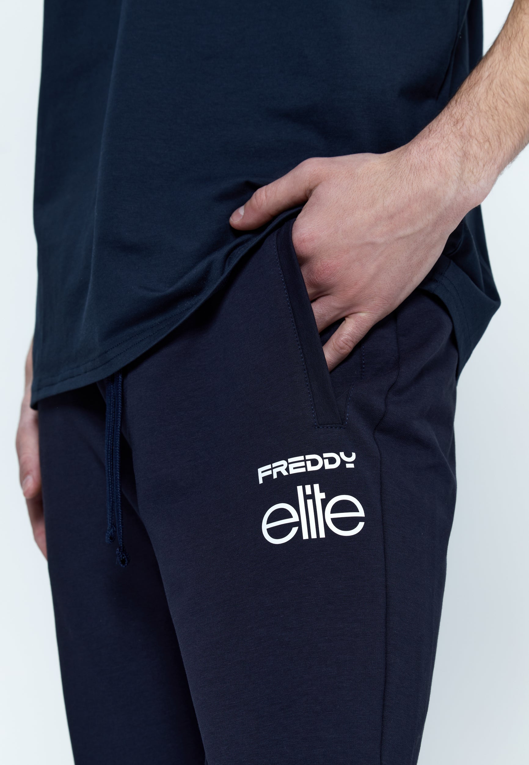 freddy-pantaloni-joggers-uomo-elite-x-freddy-in-jersey-di-cotone-elasticizzato image 3